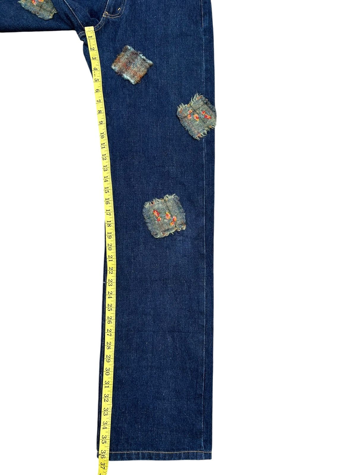 Kapital Japanese Brand Pink House Selvedge Denim Jeans Size US 30 / EU 46 - 19 Thumbnail