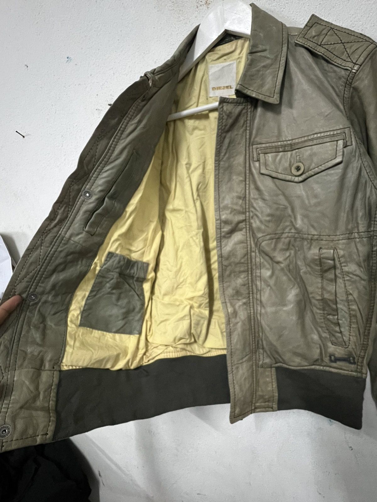Diesel Vintage Diesil Leather Jacket Size US S / EU 44-46 / 1 - 5 Thumbnail