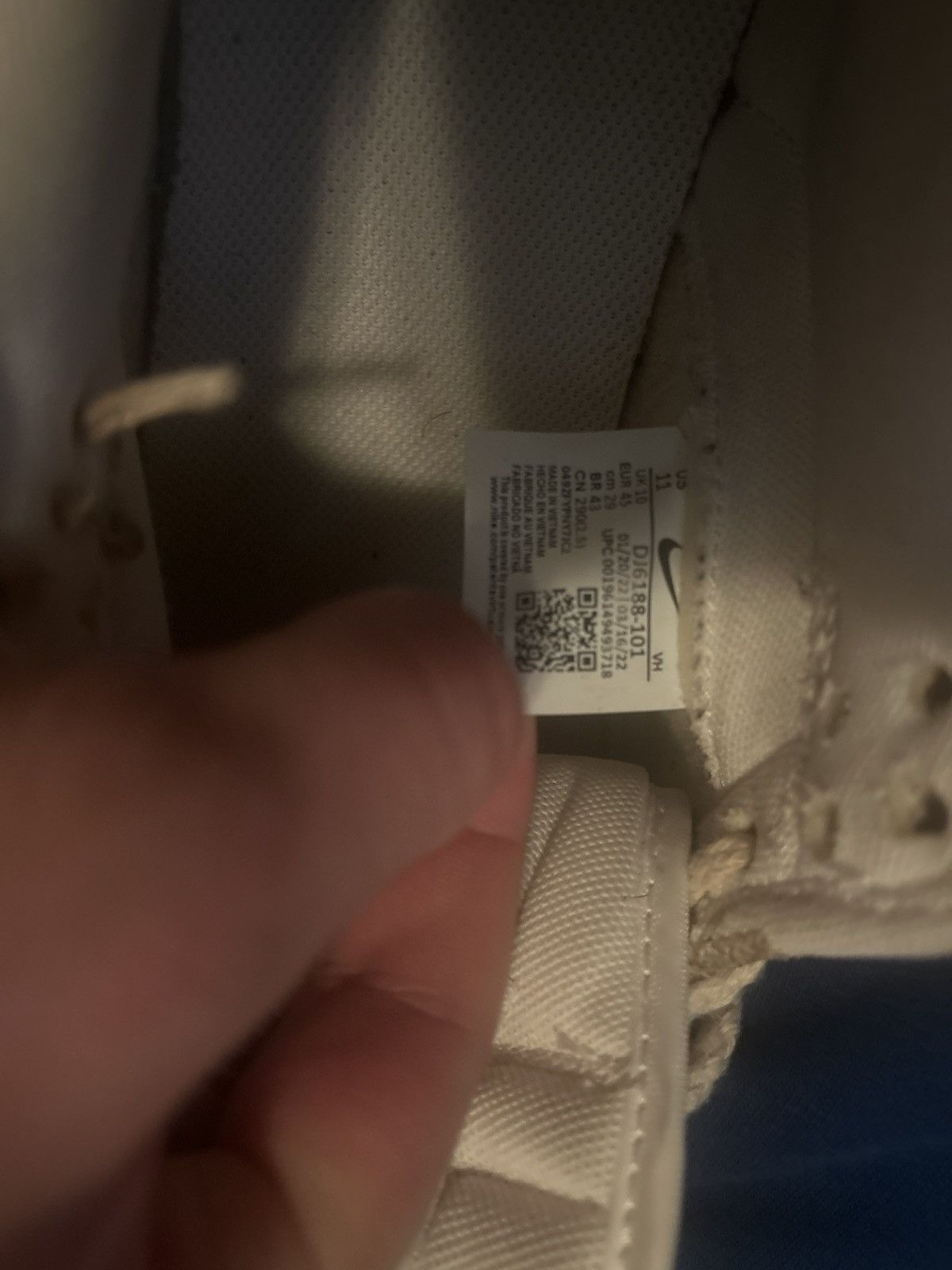 Nike Nike Dunk Low x RAW Custom Size US 11 / EU 44 - 2 Thumbnail