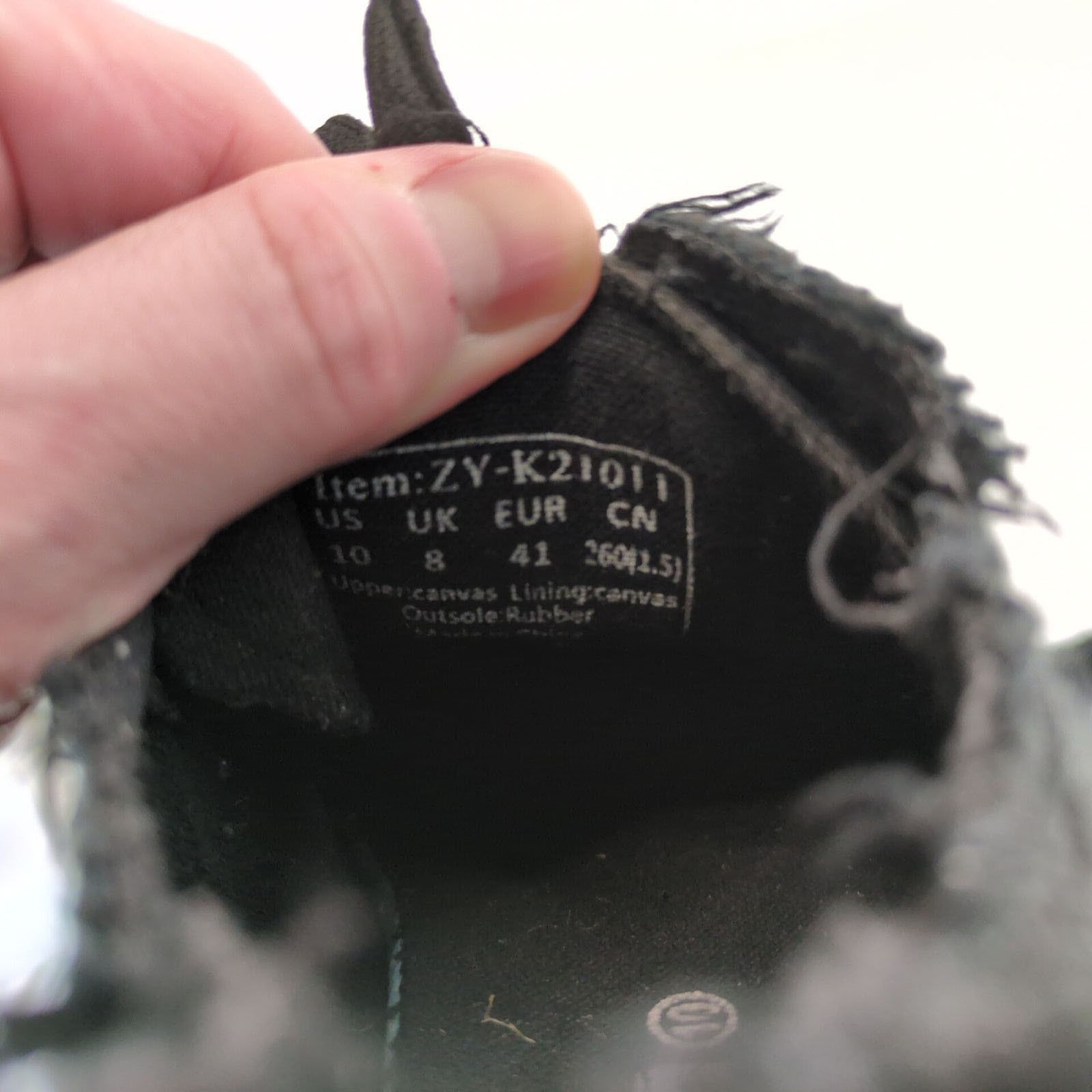 Other Obtaom Low Top Black Canvas Monochrome Sneakers Women's 10 Size US 10 / IT 40 - 6 Thumbnail