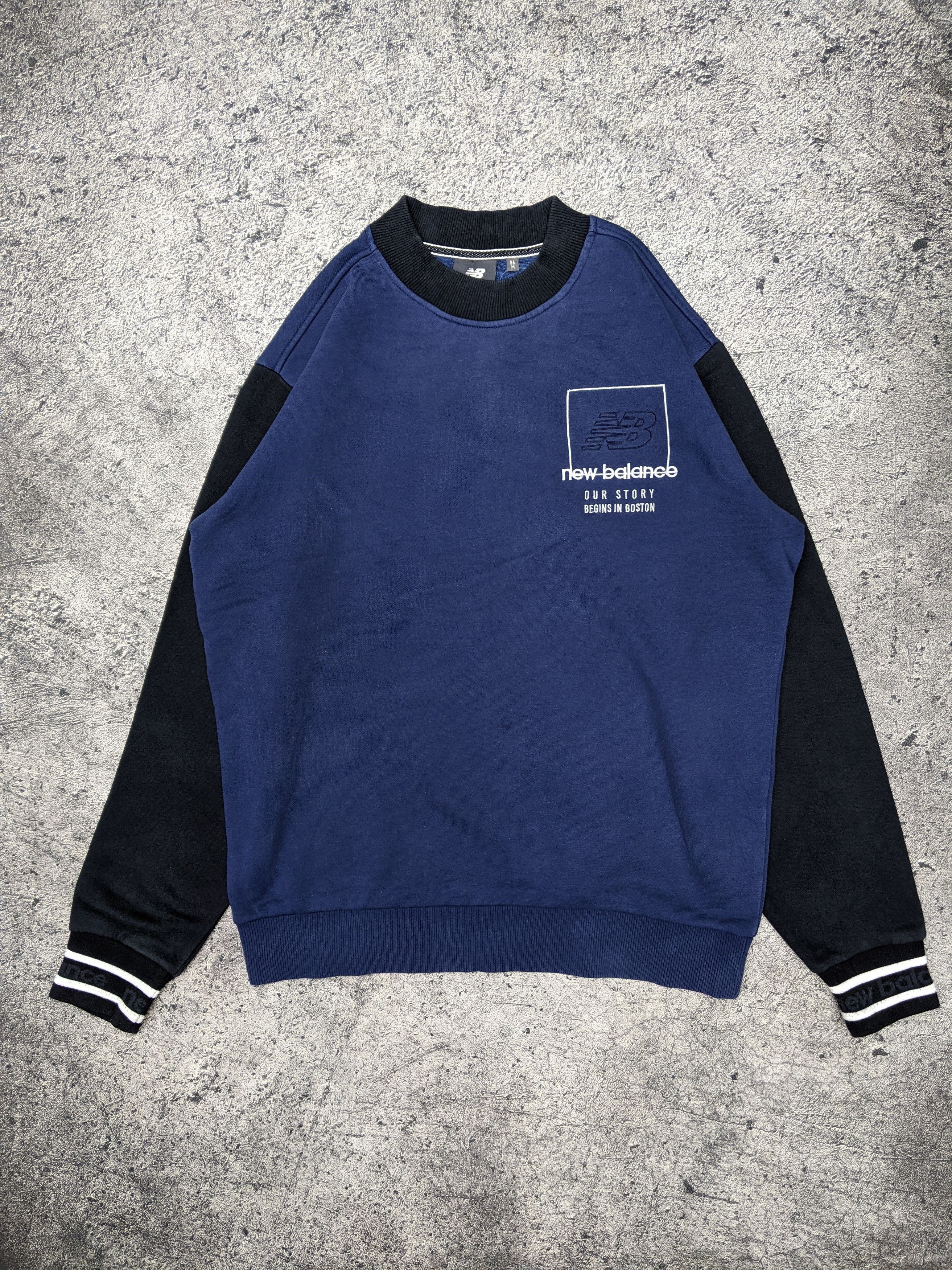 New Balance NB Boston Ribbed Crewneck Sweatshirt Size US M / EU 48-50 / 2 - 1 Thumbnail
