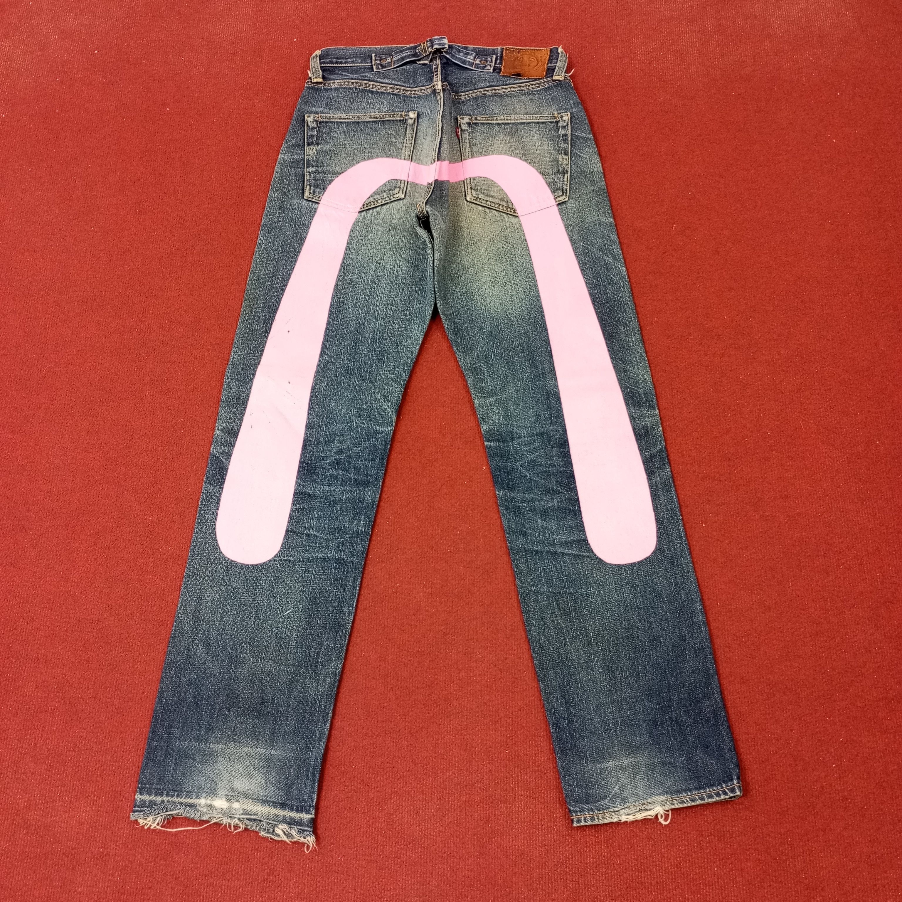 Pre-owned Evisu X Vintage Evis Fashion Custom Daicock Jeans C217n21