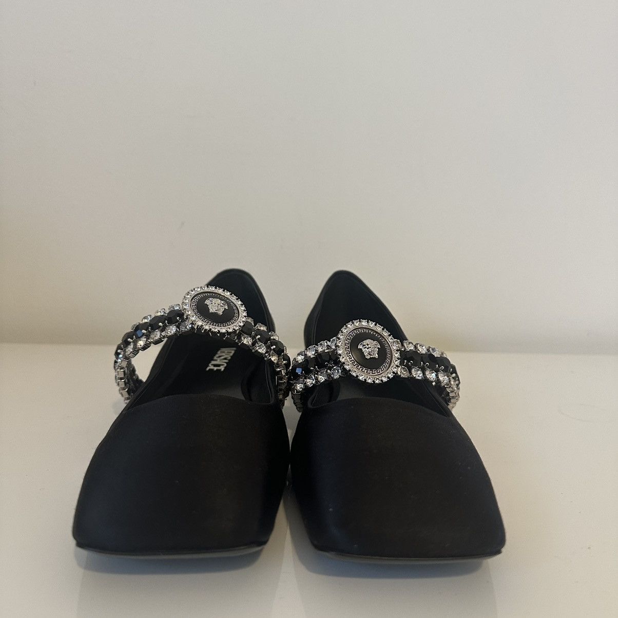 Versace Versace Gianni Ribbon crystal ballerina shoes Size US 10 / IT 40 - 6 Thumbnail