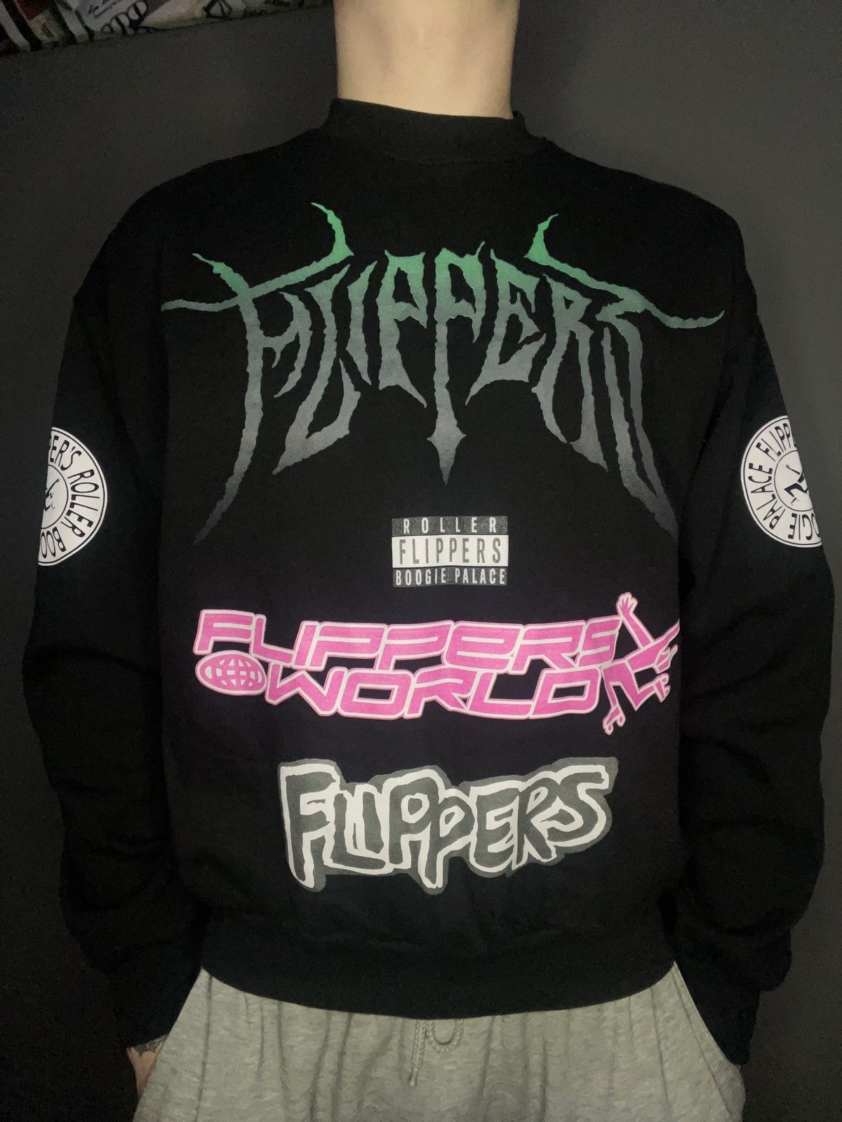 Other Flippers Roller Boogie Palace Vintage Graphic Sweatshirt Size US L / EU 52-54 / 3 - 4 Thumbnail