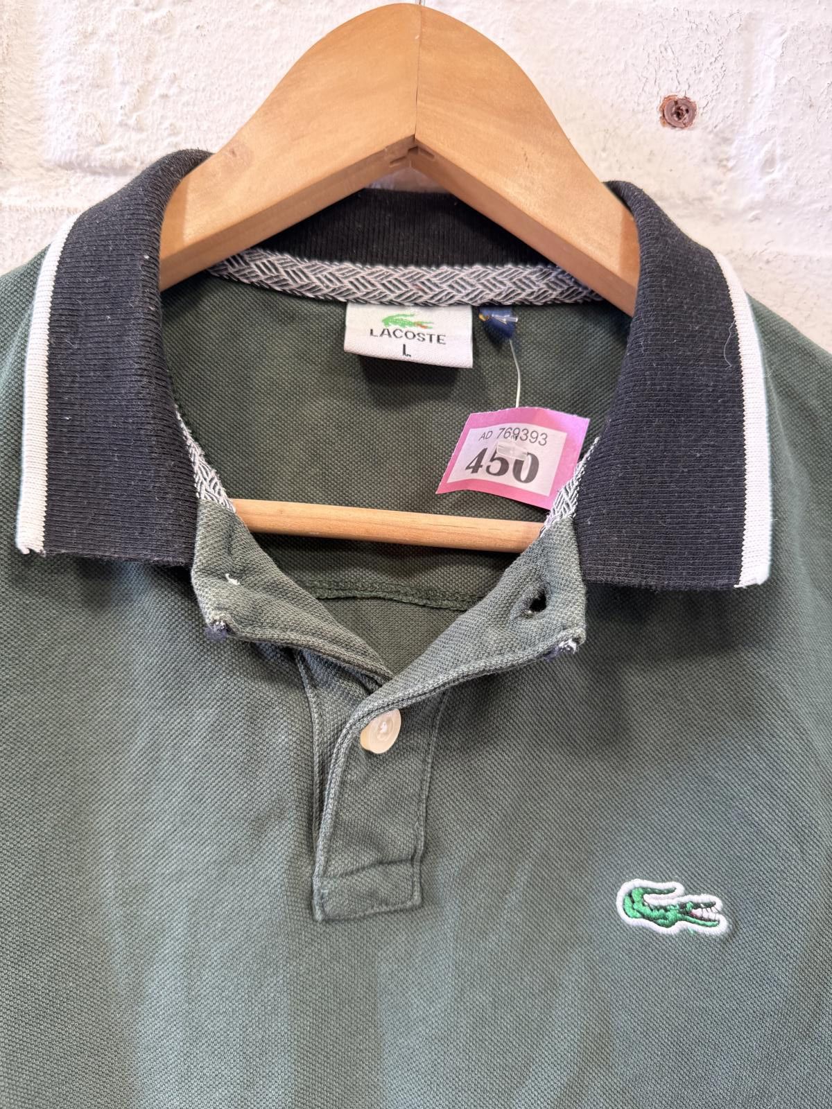 Lacoste Lacoste Men’s Polo Shirt - Stylish Classic Green Size US L / EU 52-54 / 3 - 2 Thumbnail