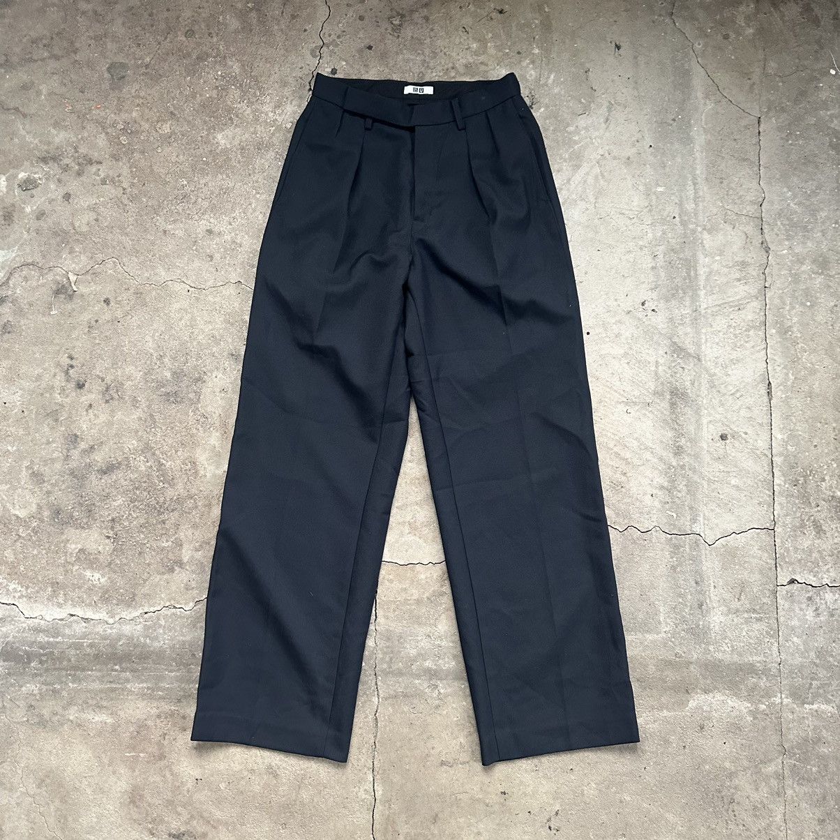 Christophe Lemaire × Uniqlo Uniqlo U Wide-leg 5-pocket trousers Size 25" / US 0 / IT 36 - 1 Thumbnail