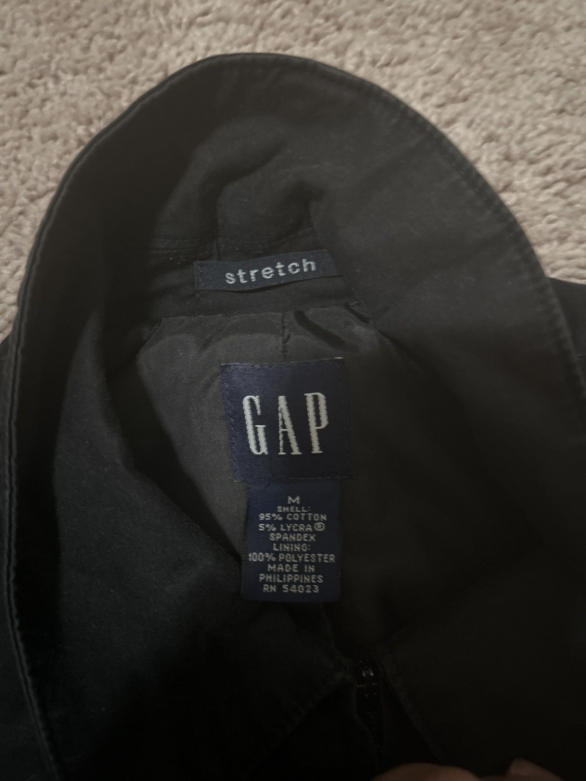 Gap Gap Hoodless Black Zip Up Size US M / EU 48-50 / 2 - 2 Thumbnail