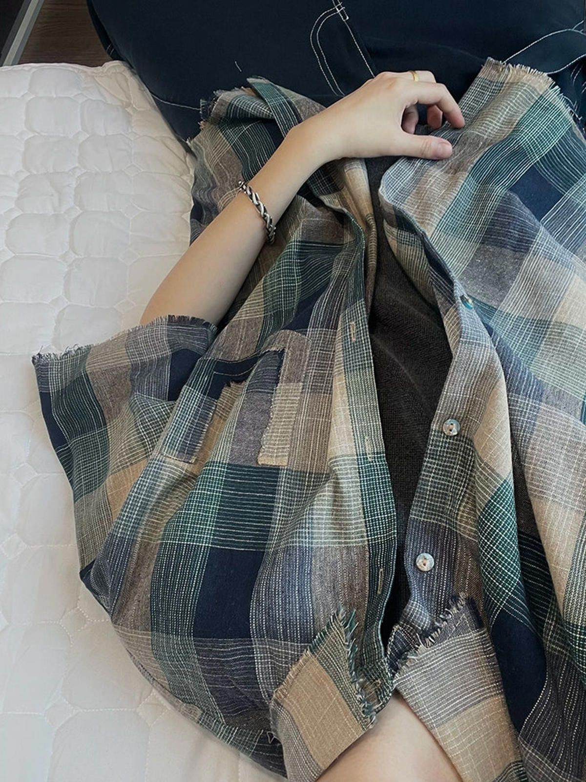 Vintage Plaid Short Sleeve Button-Up Shirt Size US M / EU 48-50 / 2 - 7 Thumbnail