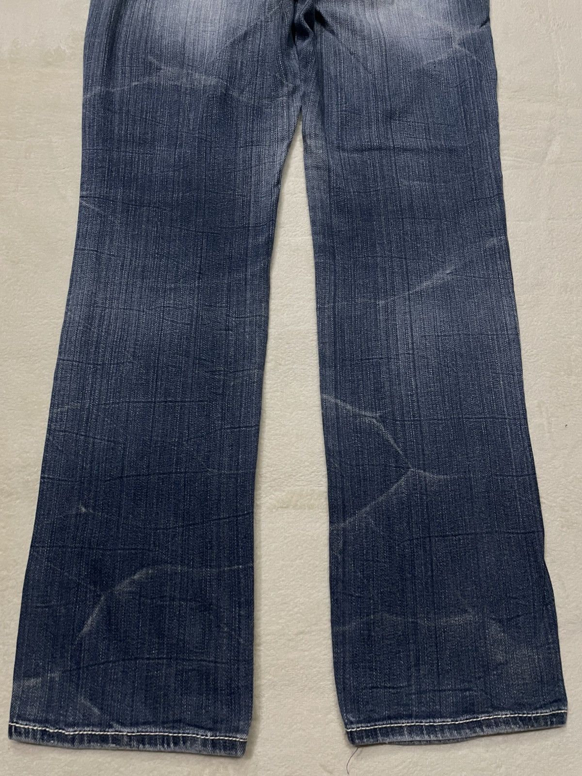 Japanese Brand Vintage Spicy Denim Skinny Faded Mudwash Denim Jeans Size US 33 - 14 Thumbnail