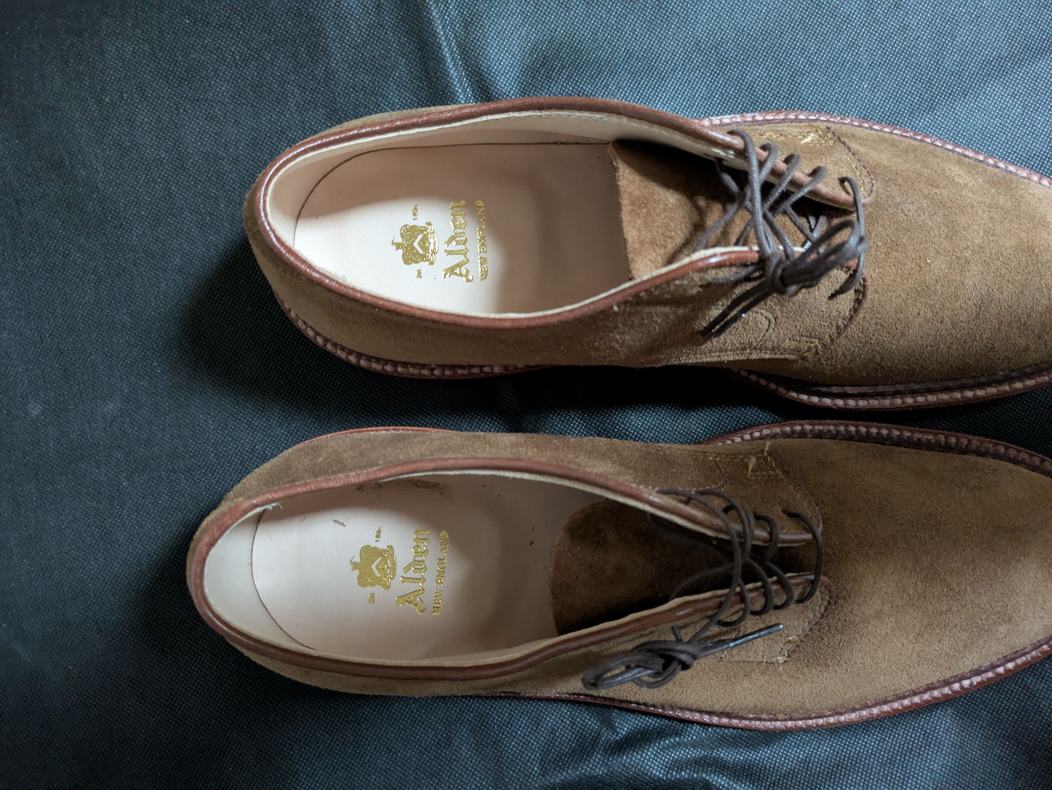 Alden Alden Plain Toe Blucher in Snuff Suede, 8D Size US 8 / EU 41 - 11 Thumbnail