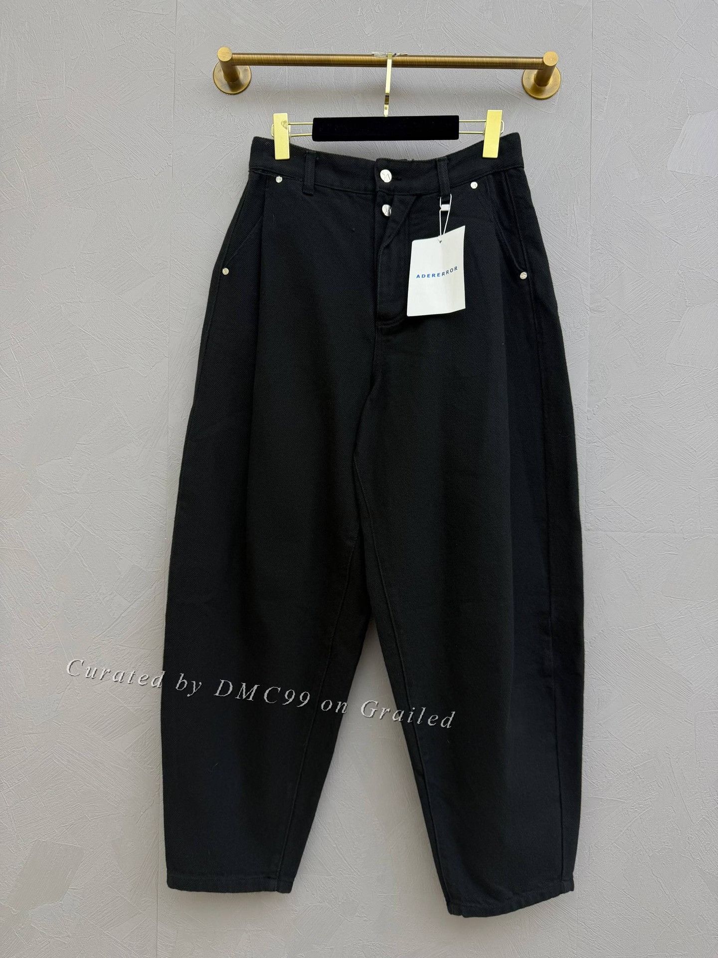 Ader Error Ader Embroidered Logo Wide-Leg Casual Pants Size US 32 / EU 48 - 1 Thumbnail
