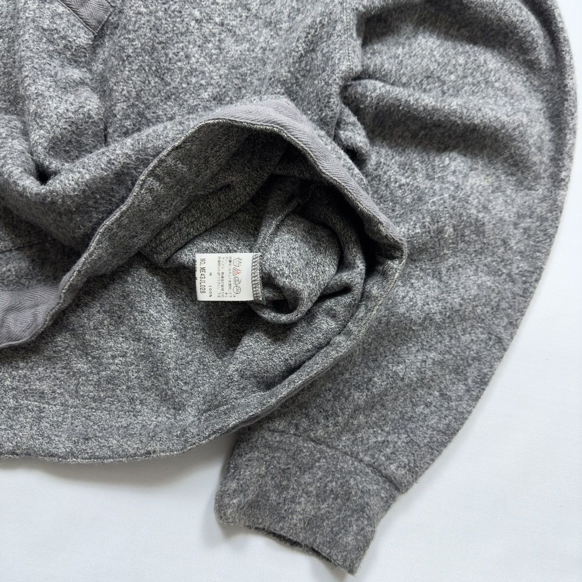 Issey Miyake Issey Miyake - Fleece Half Zip Anorak Jacket Size US M / EU 48-50 / 2 - 8 Thumbnail