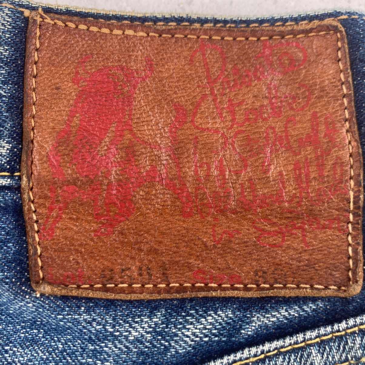 Evisu VINTAGE EVIS DISTRESSED SELVEDGE JEANS Size US 33 - 13 Thumbnail