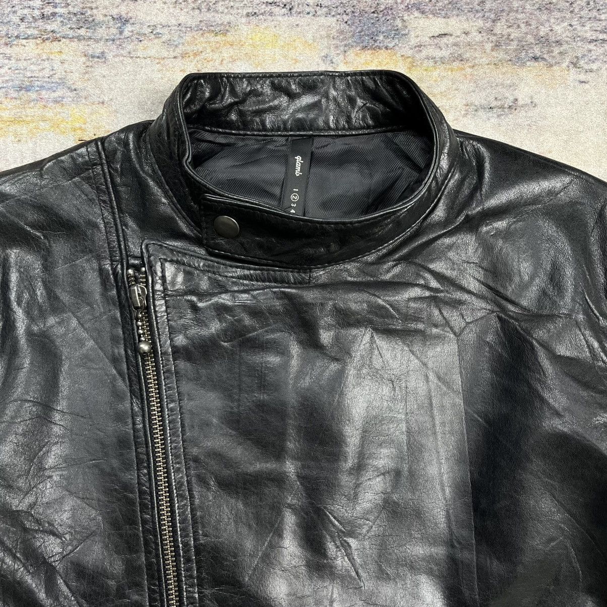 Isamu Katayama Backlash Glamb asymmetrical biker leather jacket Size US M / EU 48-50 / 2 - 6 Thumbnail