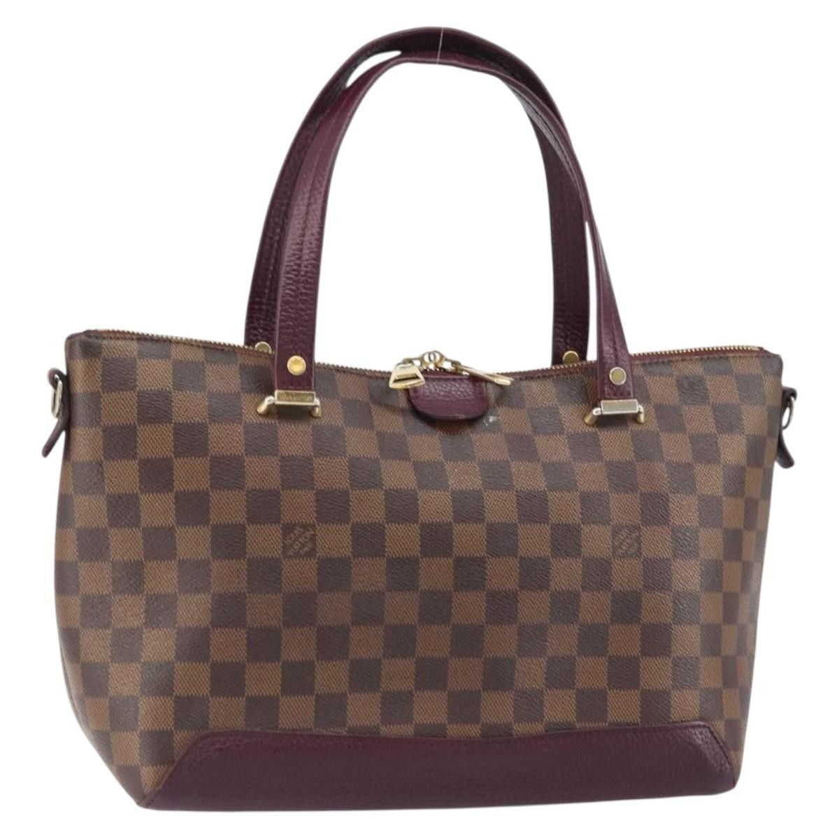 Louis Vuitton Louis Vuitton Hyde Park Handbag Damier with Leather Size ONE SIZE - 1 Thumbnail