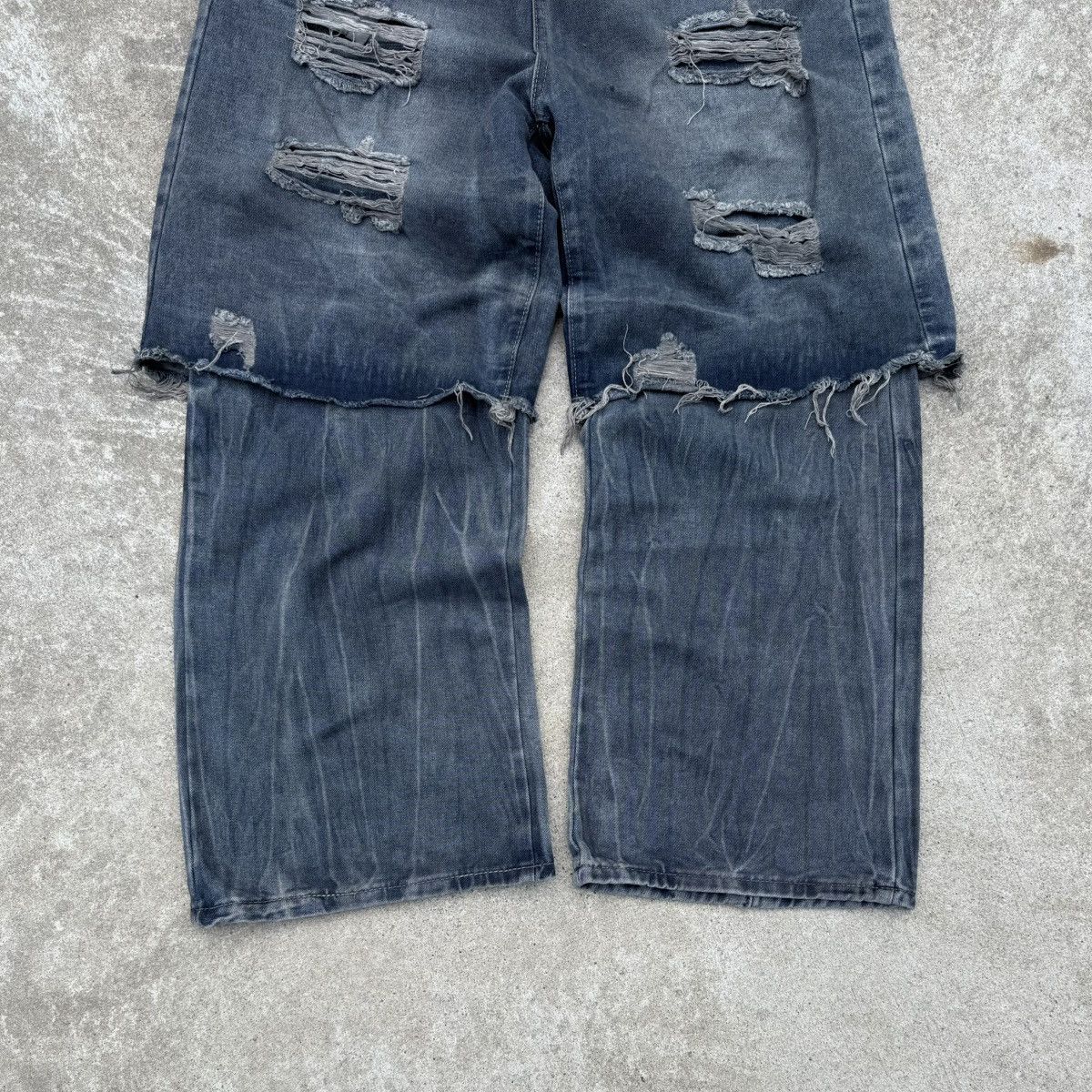 Other Vintage y2k opium streetwear avantgarde rare wide jeans Size US 34 / EU 50 - 4 Thumbnail