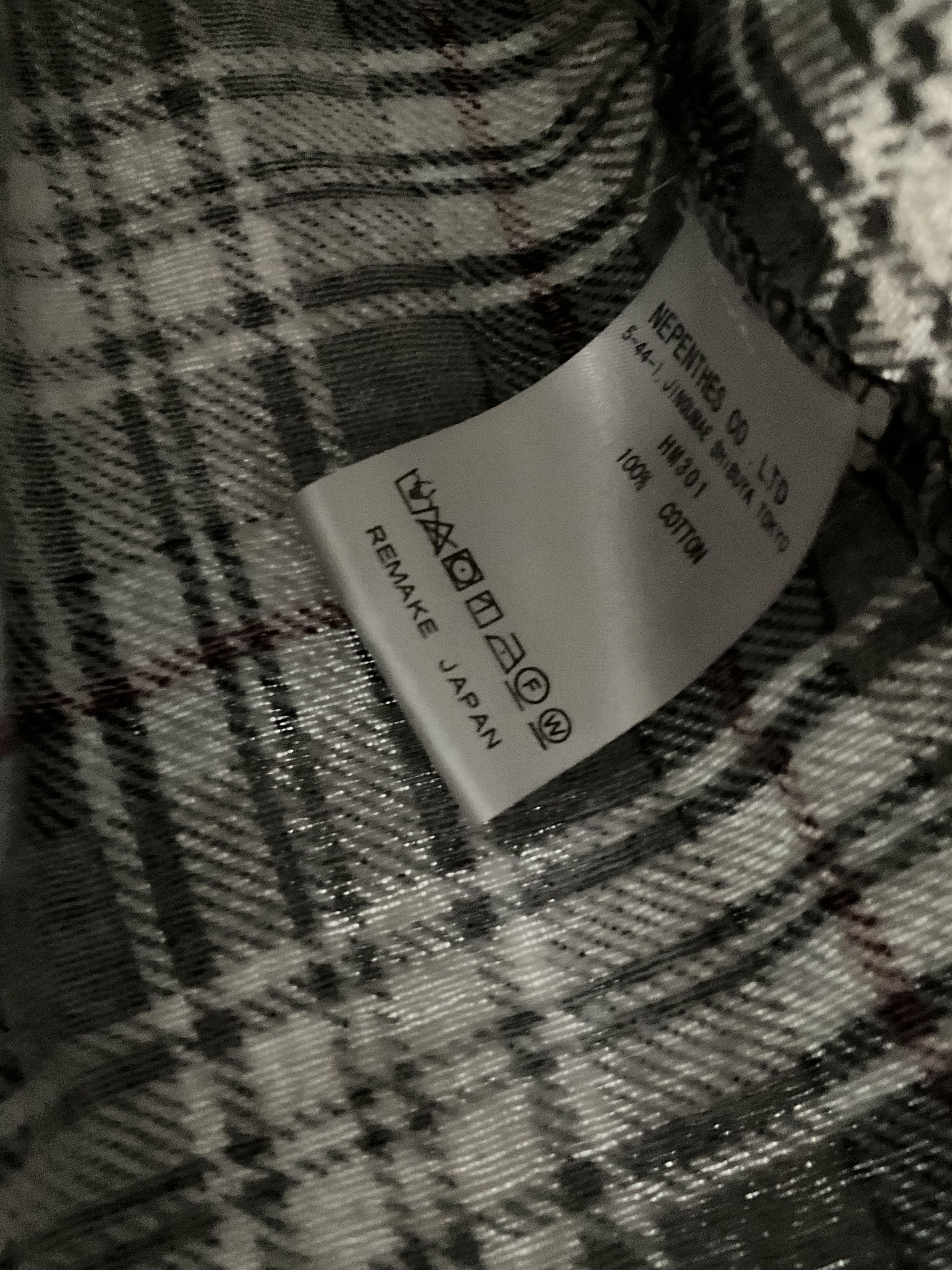 Needles Rebuild by Needles 7 Cut Flannel DS Size US L / EU 52-54 / 3 - 8 Thumbnail