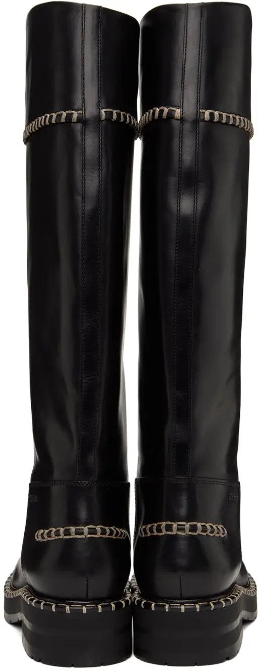 Chloe o1loc1c0425 CHC22 Noua Boots in Black Size US 7 / IT 37 - 2 Thumbnail