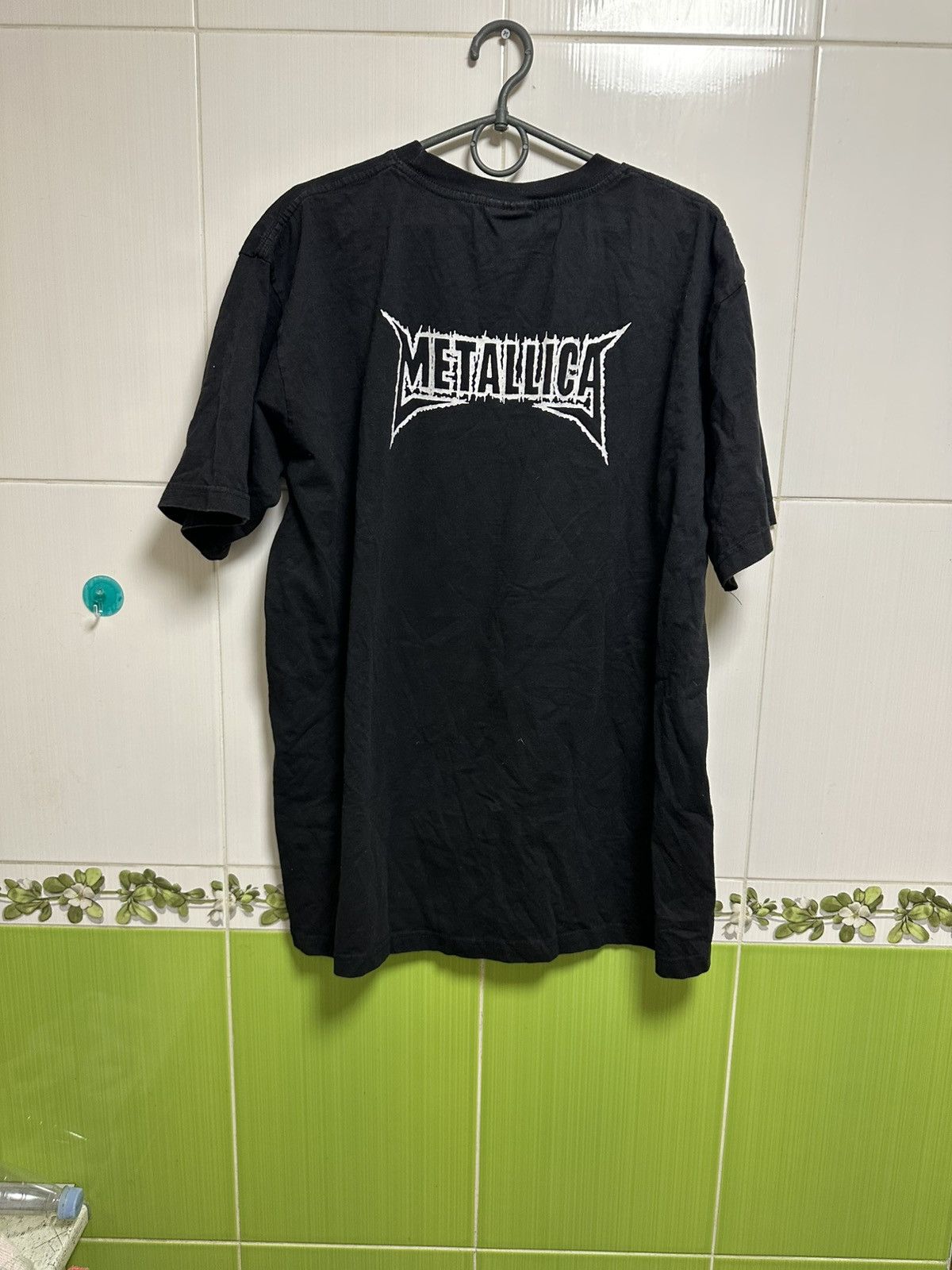 Metallica × Vintage Vintage 90s rare Metallica 'Yin Yang' Black T-shirt size XL Size US XL / EU 56 / 4 - 6 Thumbnail