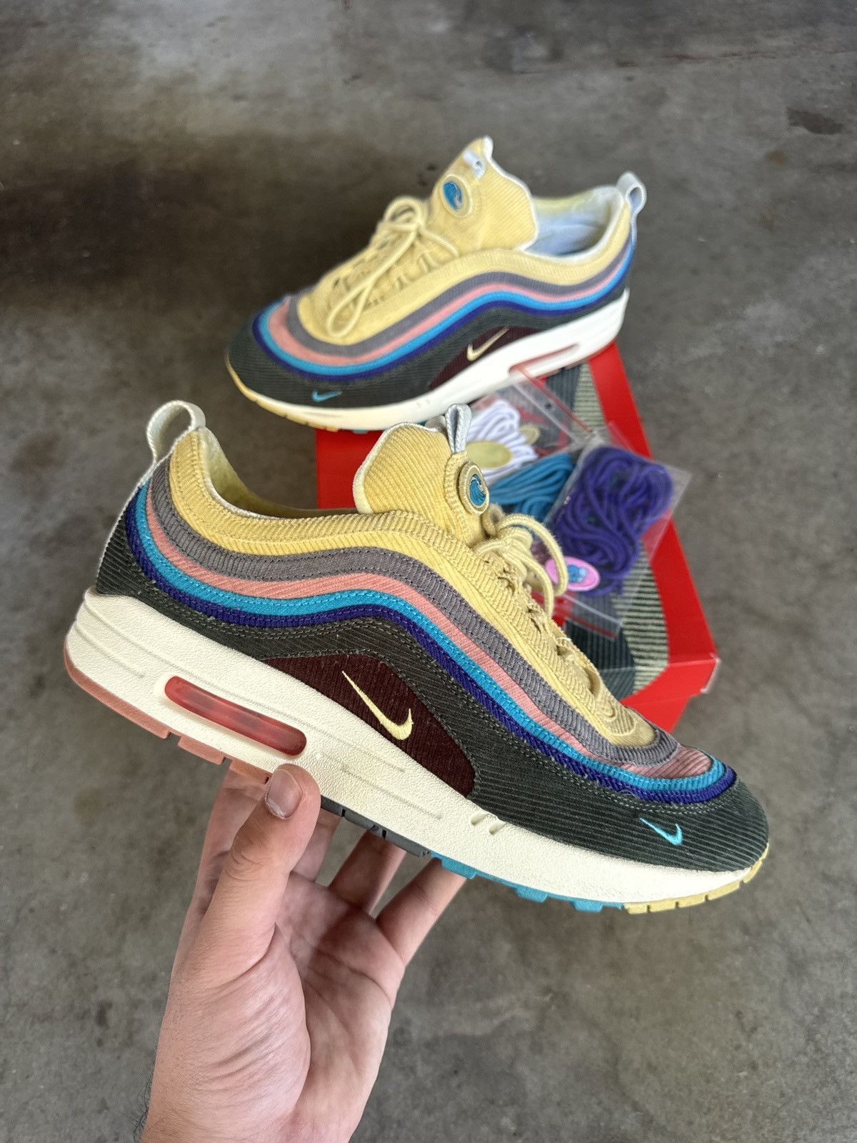 Nike 2018 Nike Air Max 1/97 SW Sean Wotherspoon Size 11 Size US 11 / EU 44 - 1 Thumbnail