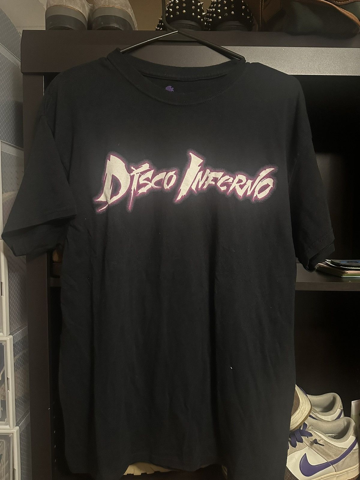 Band Tees Men’s Disco Inferno Yams Day Tee Black Size L Graphic Shirt Size US L / EU 52-54 / 3 - 1 Thumbnail