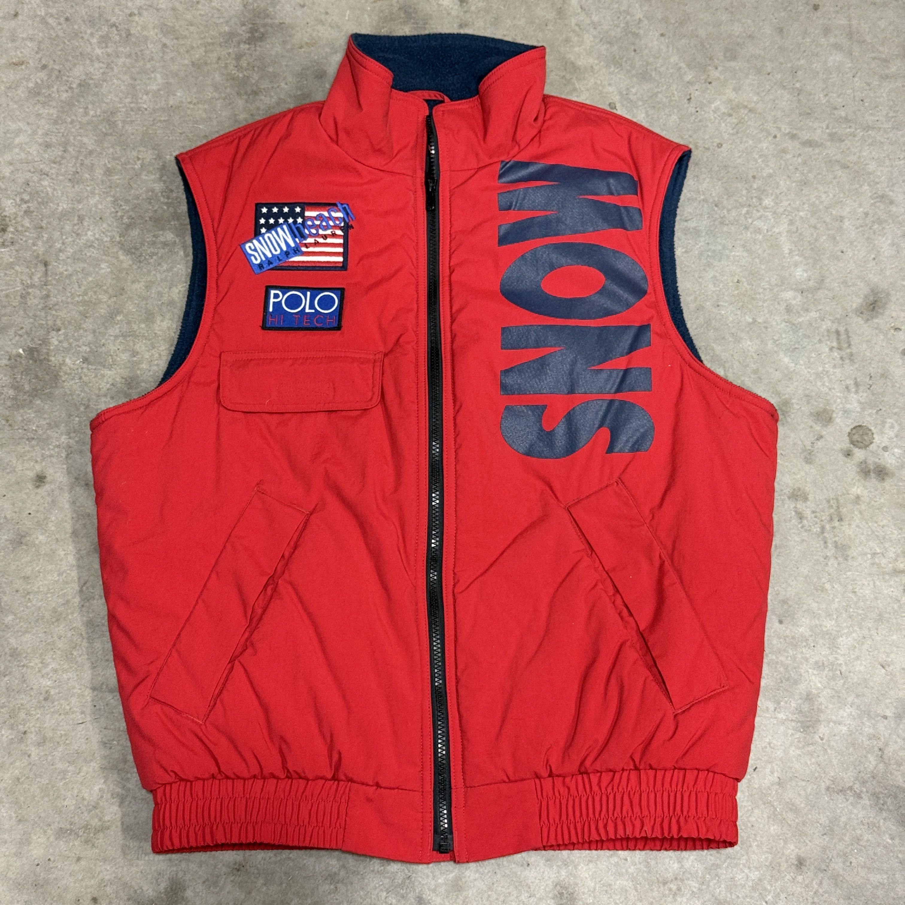 Polo Ralph Lauren Vintage Polo Ralph Lauren Snow Beach Graphic Vest Size M 1992 Stadium 90s Size US M / EU 48-50 / 2 - 1 Thumbnail