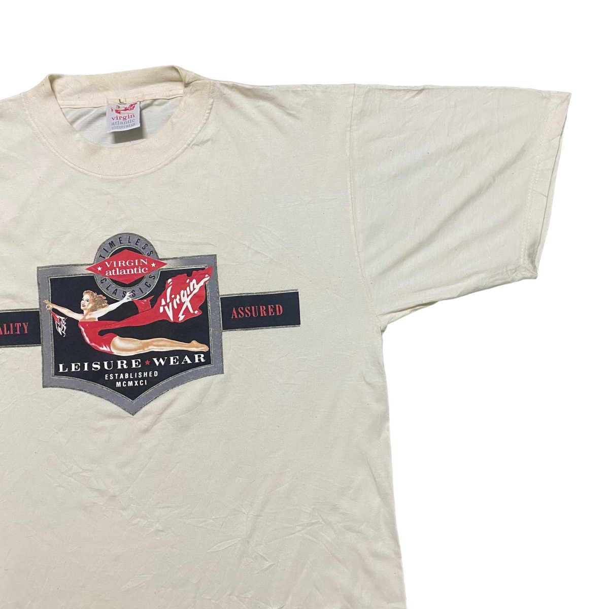 Vintage Vintage Virgin Atlantic Shirt Size US L / EU 52-54 / 3 - 4 Thumbnail