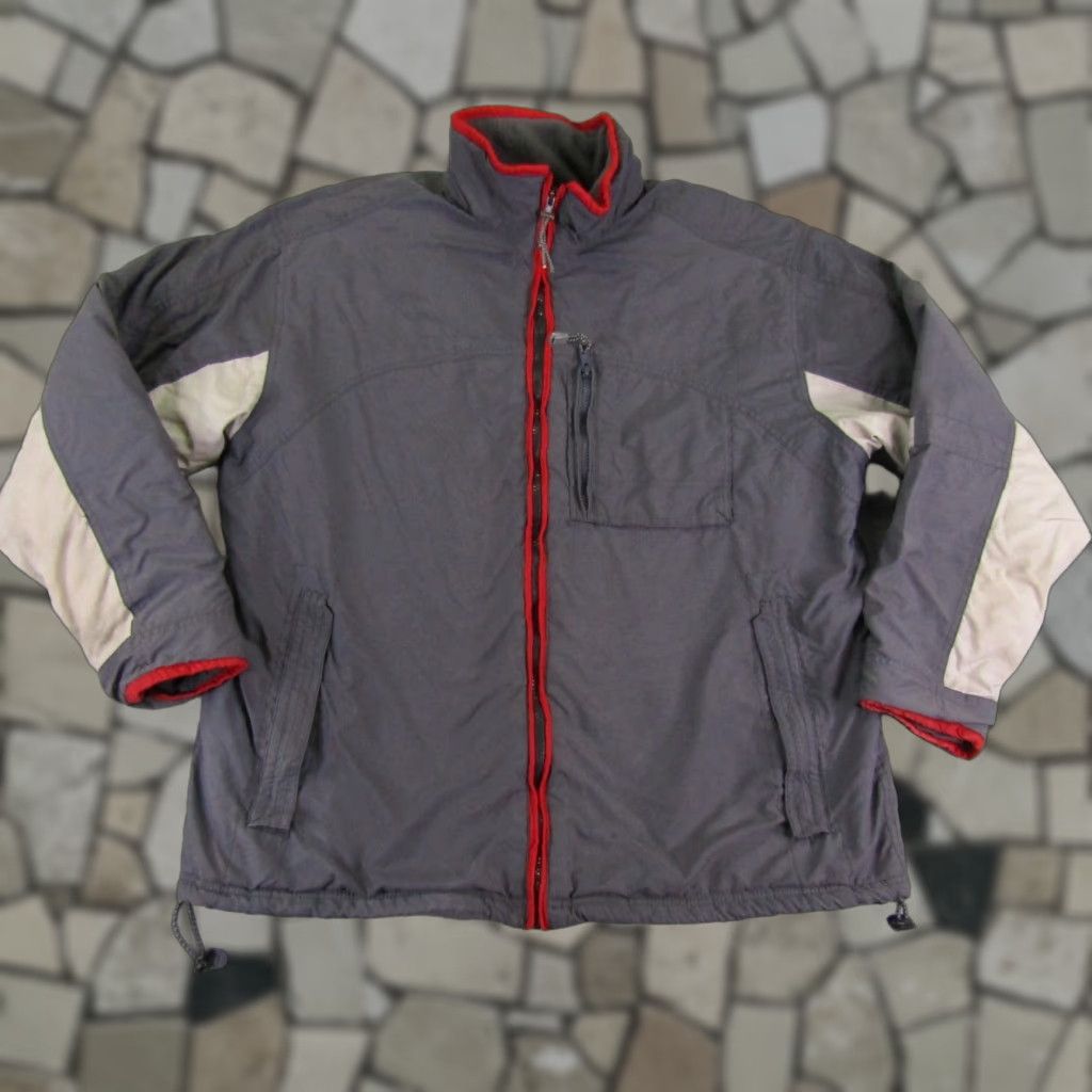 Vintage Nagano Jacket Mens Large Gray Fleece Lined Waterproof Winter Ski Snowboard Coat Storm Windproof Pockets Zipper Regular L Mens Size US L / EU 52-54 / 3 - 1 Thumbnail