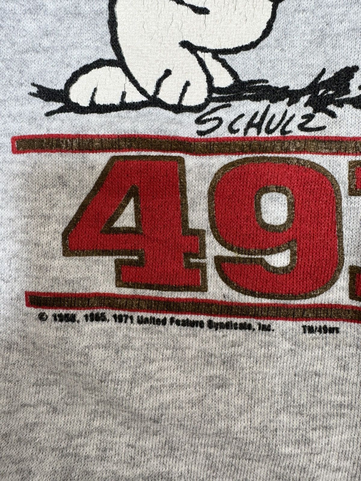 Other Vintage San Francisco 49ers Snoopy Peanuts Sweatshirt Artex Size US L / EU 52-54 / 3 - 10 Thumbnail