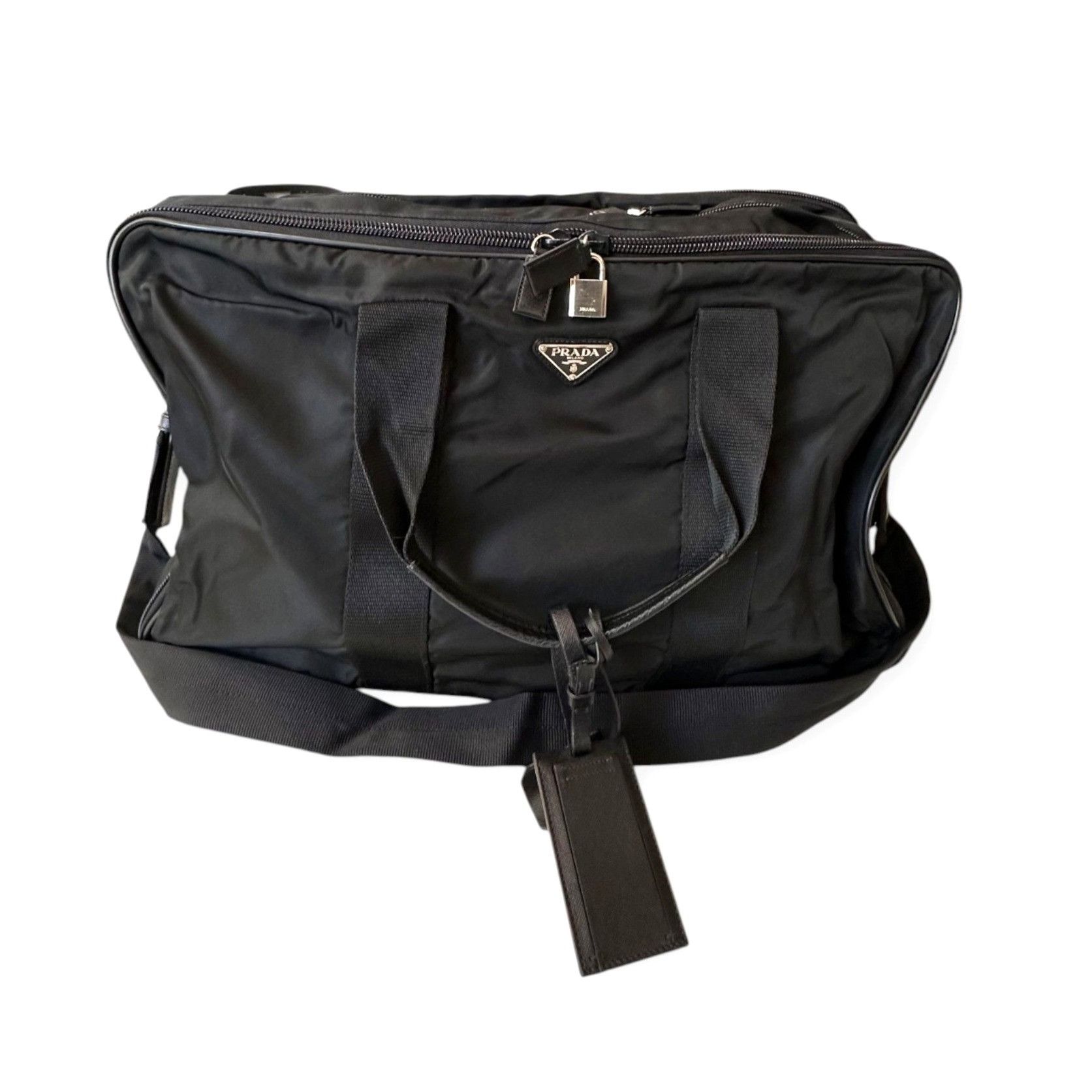 Prada Prada Viaggio V58 2-Way Nylon Travel Carry-On Bag Size ONE SIZE - 4 Thumbnail