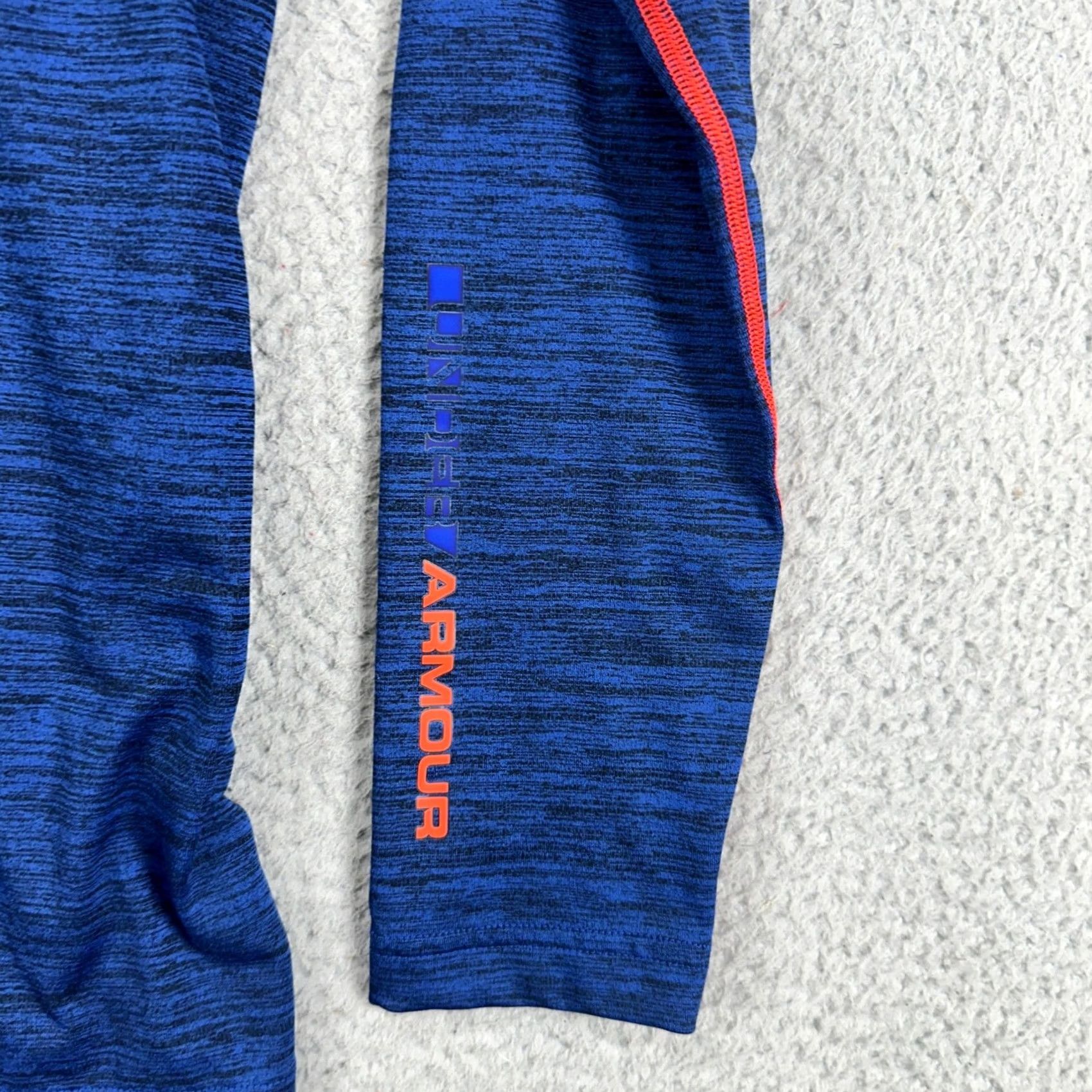 Under Armour Under Armour ColdGear Men Compression Shirt Large Blue Long Sleeve Athletic Logo Shirt Size US L / EU 52-54 / 3 - 5 Thumbnail