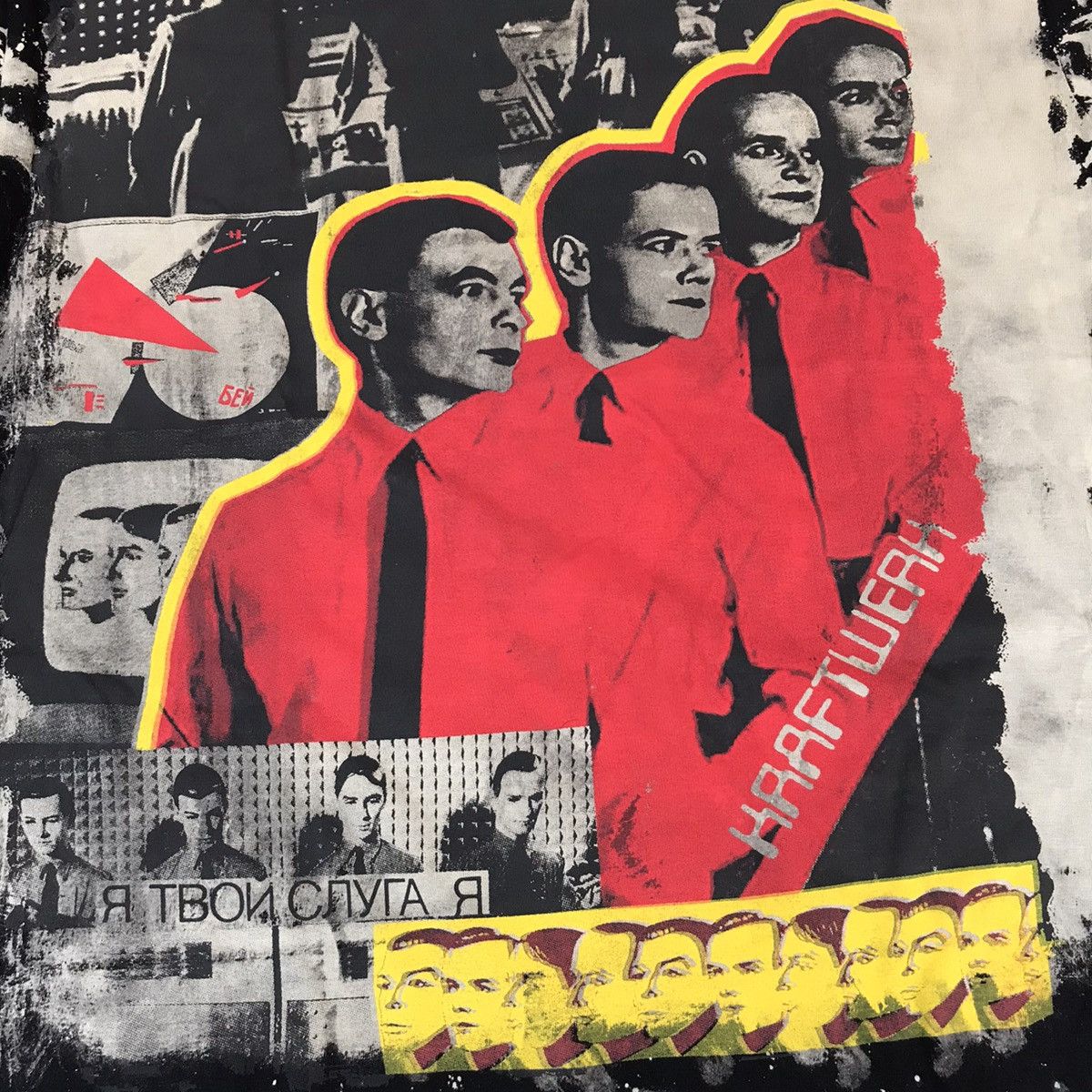 Band Tees × Vintage Bootleg kraftwerk mosquitohead Size US XL / EU 56 / 4 - 4 Thumbnail