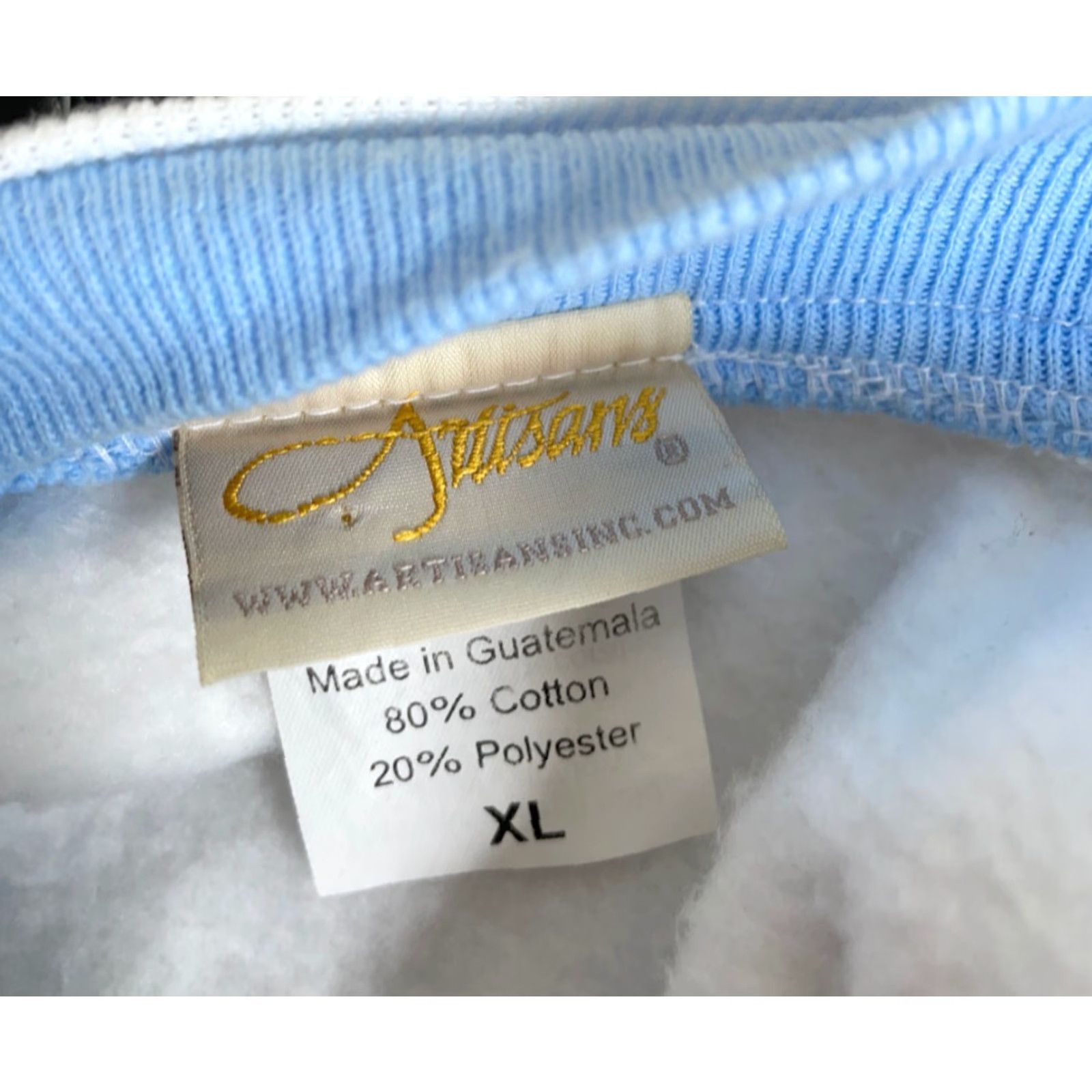 Doublet Artisans White Cardigan Sweatshirt Women's XL White Knit Double Collar Cardigan Geometric Print 90s Beach Nature Outdoor Graphic Print Button Front Size XL / US 12-14 / IT 48-50 - 3 Thumbnail