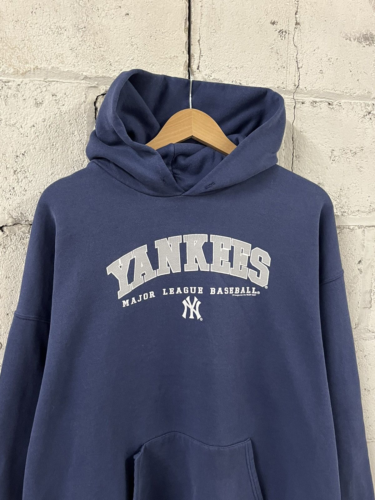 New York Yankees NY Yankees vintage boxy fit hoodie streetwear hype sports Size US L / EU 52-54 / 3 - 4 Thumbnail