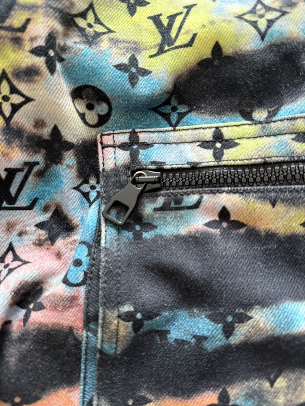 Louis Vuitton LV Multicolor Monogram Camo Cargo Pants