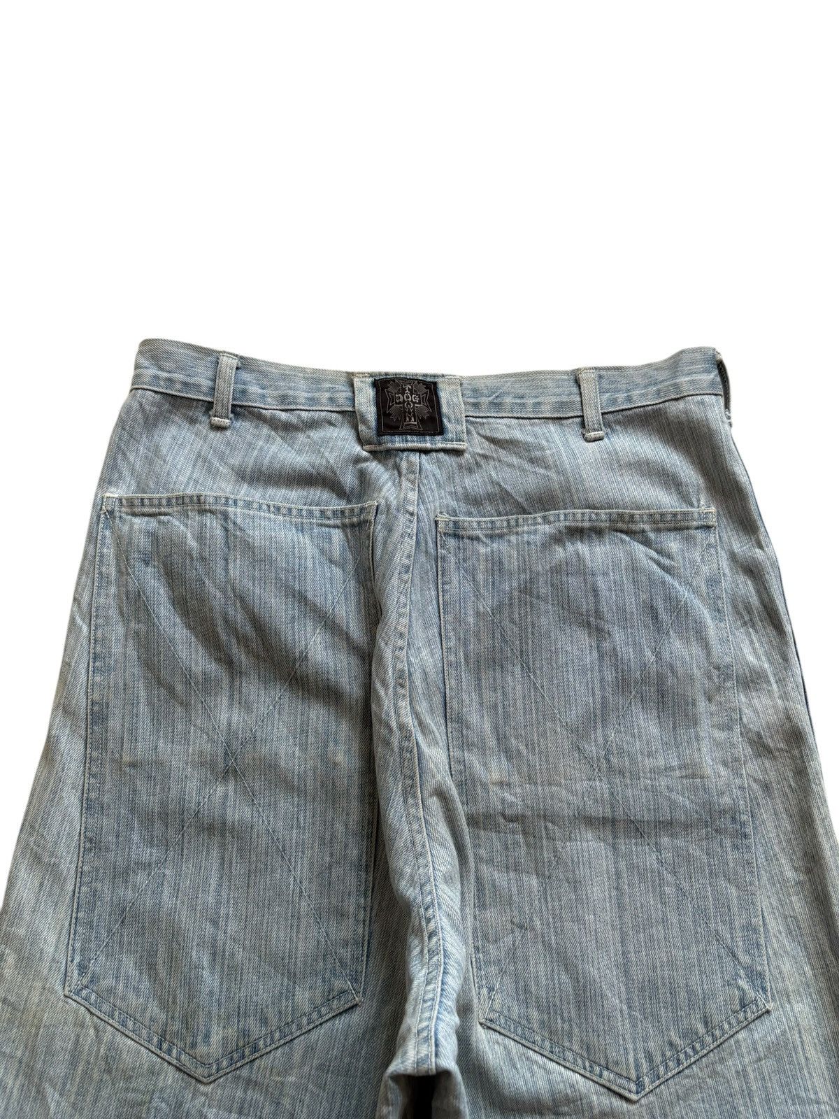Dogtown × Japanese Brand Vintage Dog Town Mud Wash Distressed Loose Baggy Jorts Size US 32 / EU 48 - 11 Thumbnail