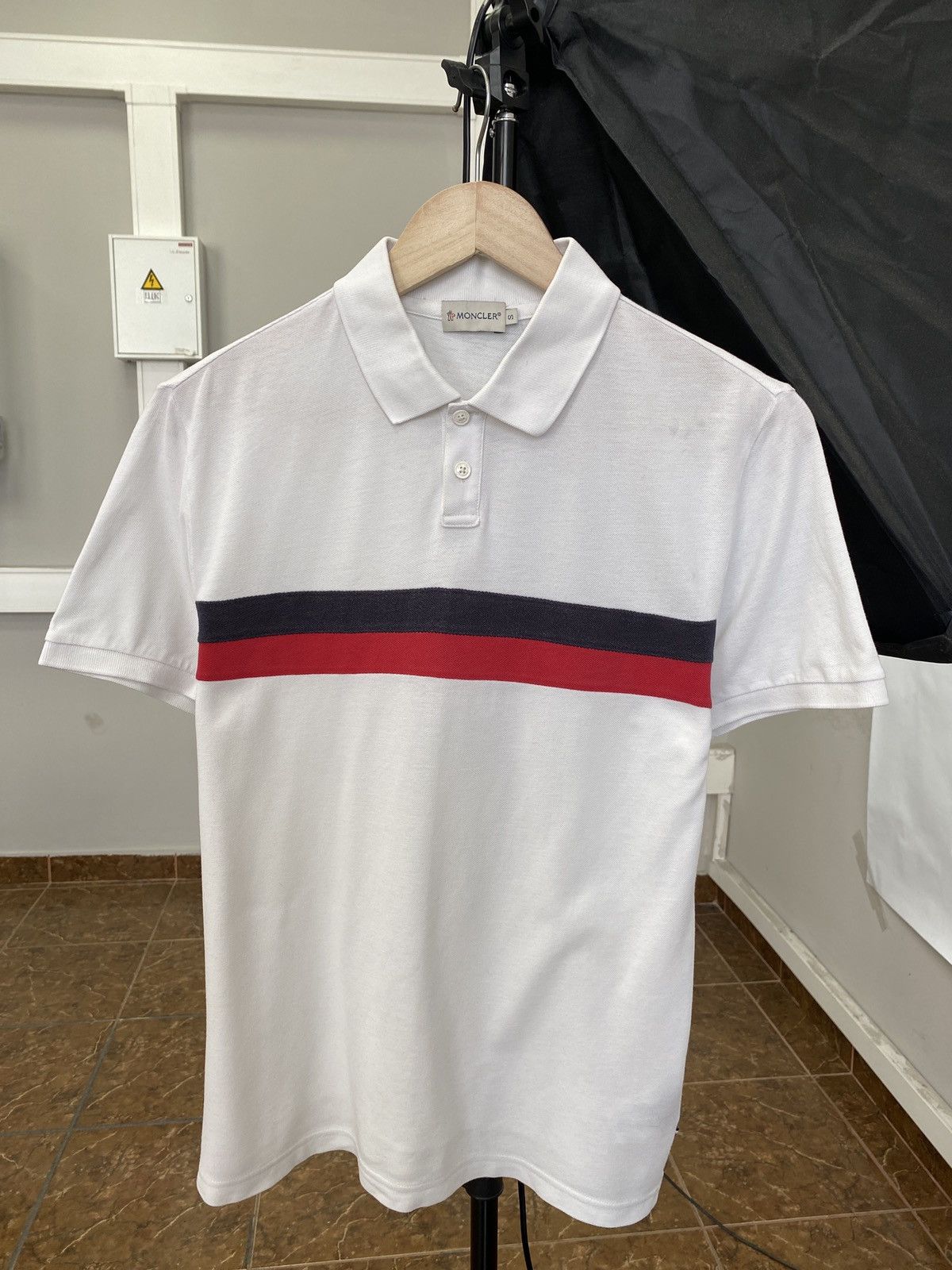 🇮🇹 Vintage Moncler Polo T-Shirt Rare Retro Hype