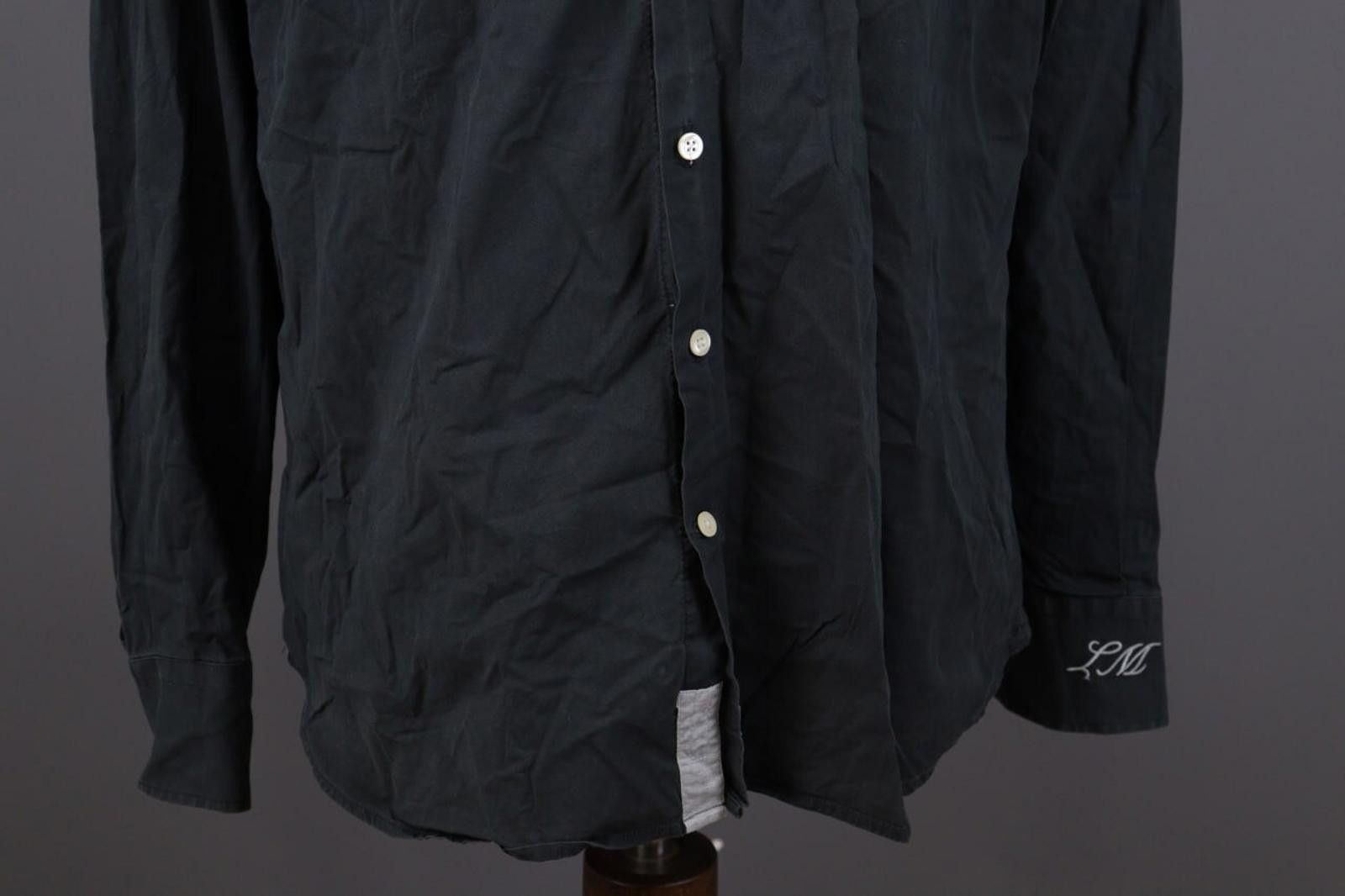 La Martina La Martina Buenos Aires Slim Fit Black Shirt Size XL Size US XL / EU 56 / 4 - 3 Thumbnail