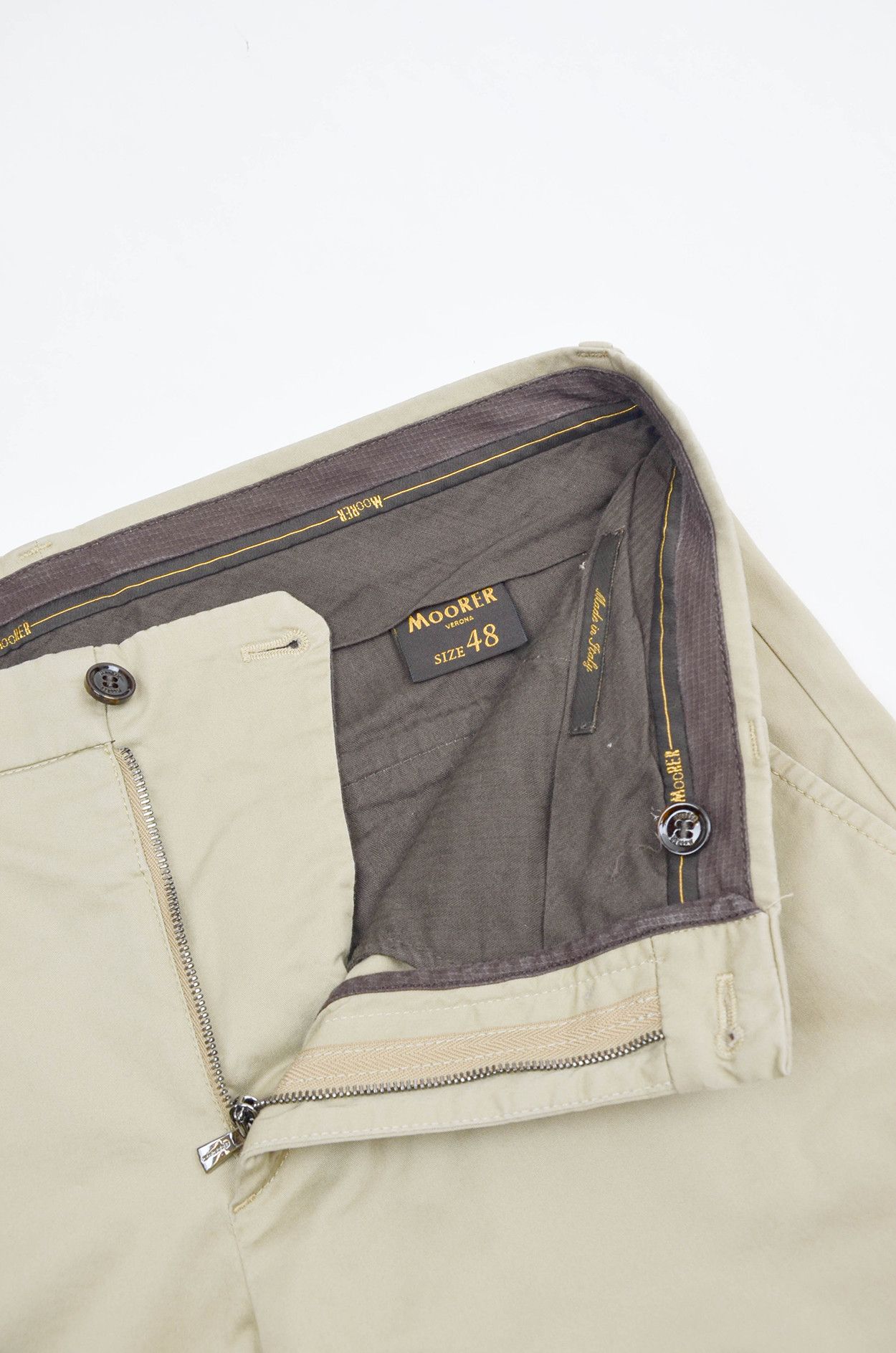 MooRER MooRER Beige Chino Pants - Size IT48 Size US 32 / EU 48 - 6 Thumbnail