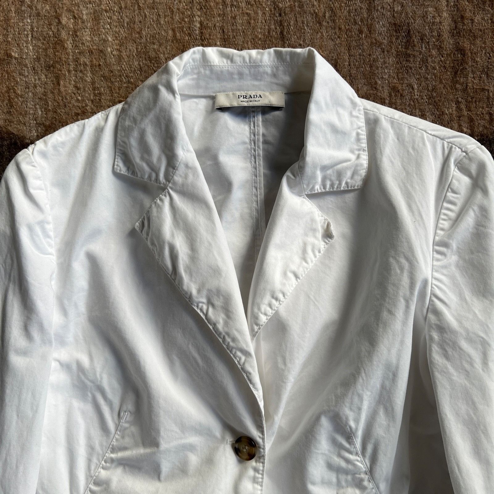 Prada Prada Cotton Blazer Jacket 9506AC Size M / US 6-8 / IT 42-44 - 2 Thumbnail