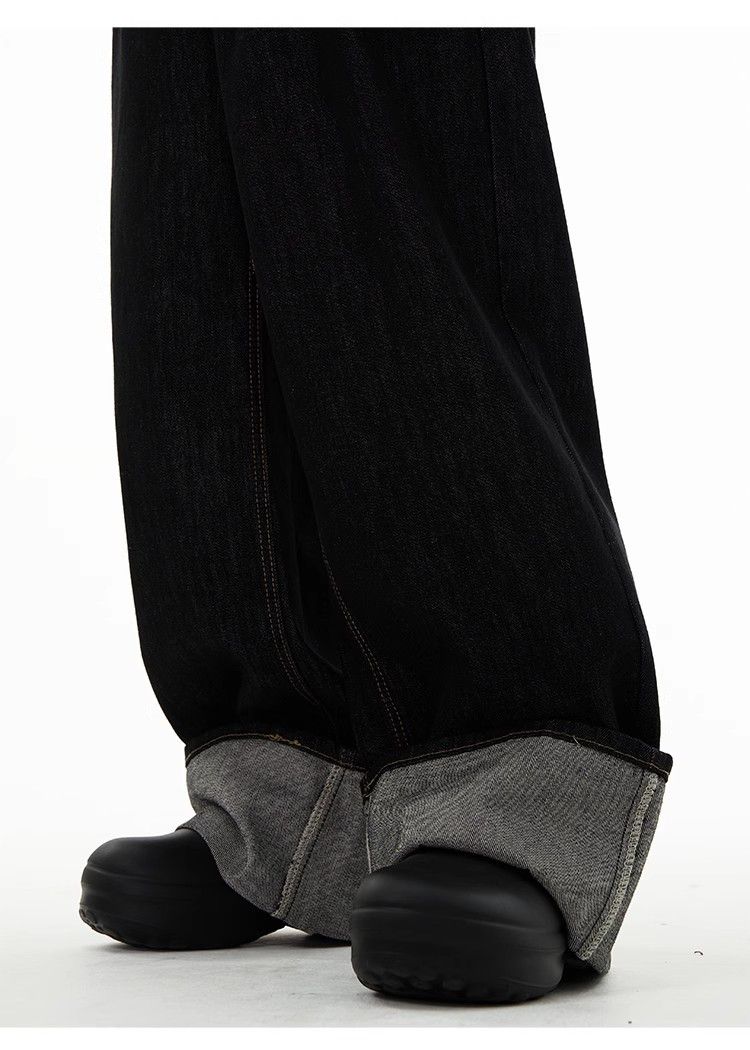 Japanese Brand × Jean Loose fitting straight leg wide leg jeans Size US 30 / EU 46 - 5 Thumbnail