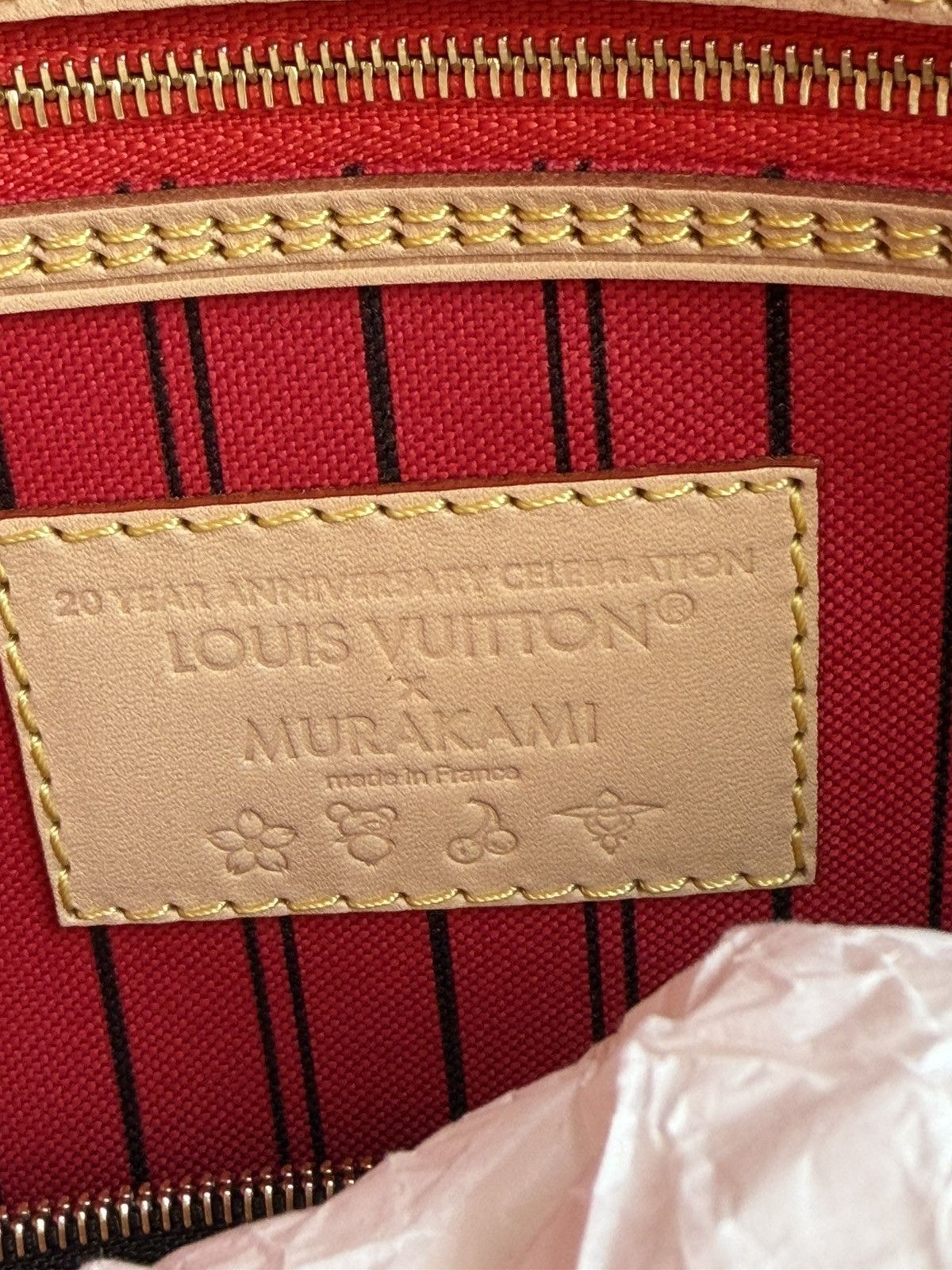 Louis Vuitton × Takashi Murakami Louis Vuitton X Takashi Murakami Cherry Neverfull Size ONE SIZE - 9 Thumbnail