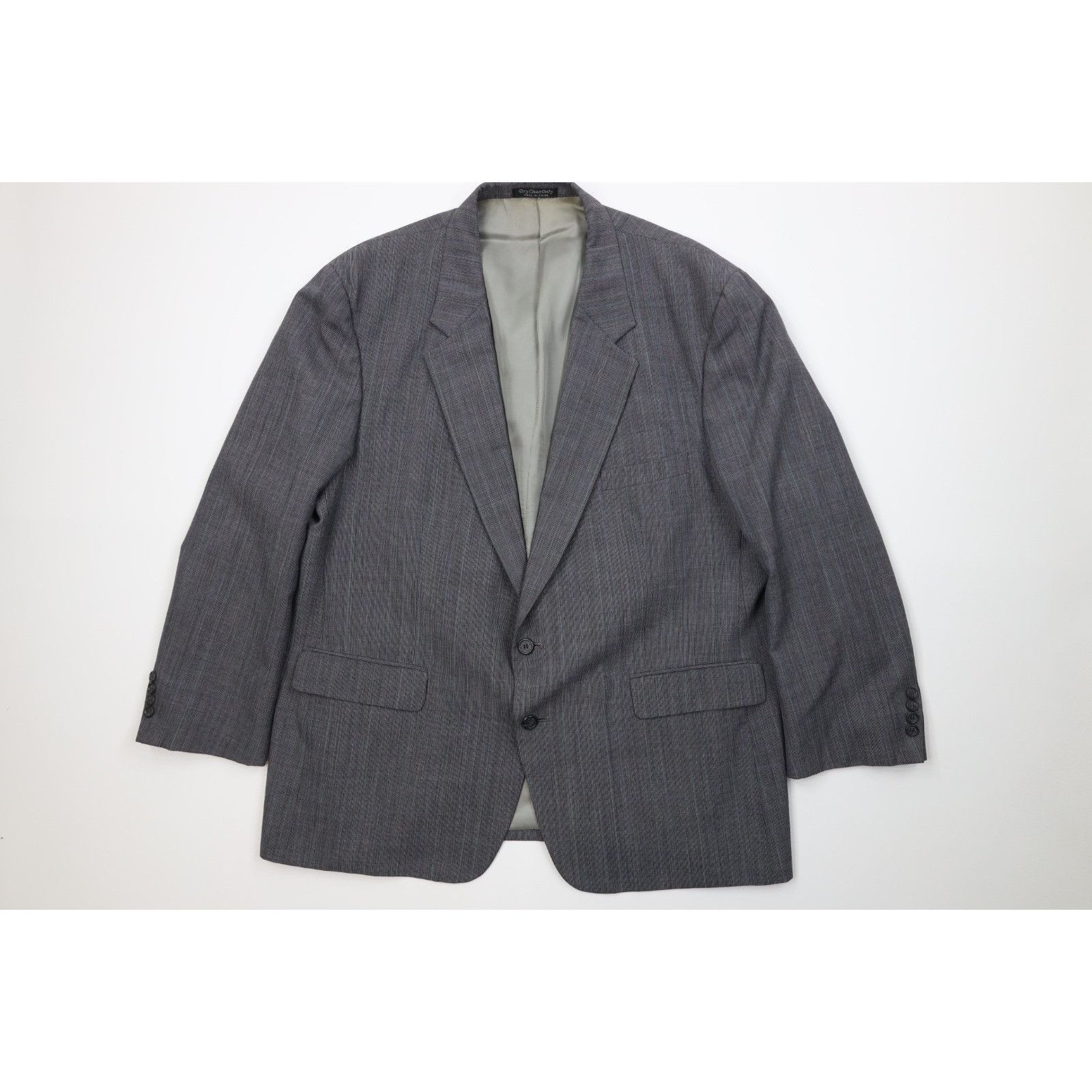 Vintage Vintage 90s Streetwear Hand Tailored 2 Piece Suit Wedding Size 48R - 2 Thumbnail
