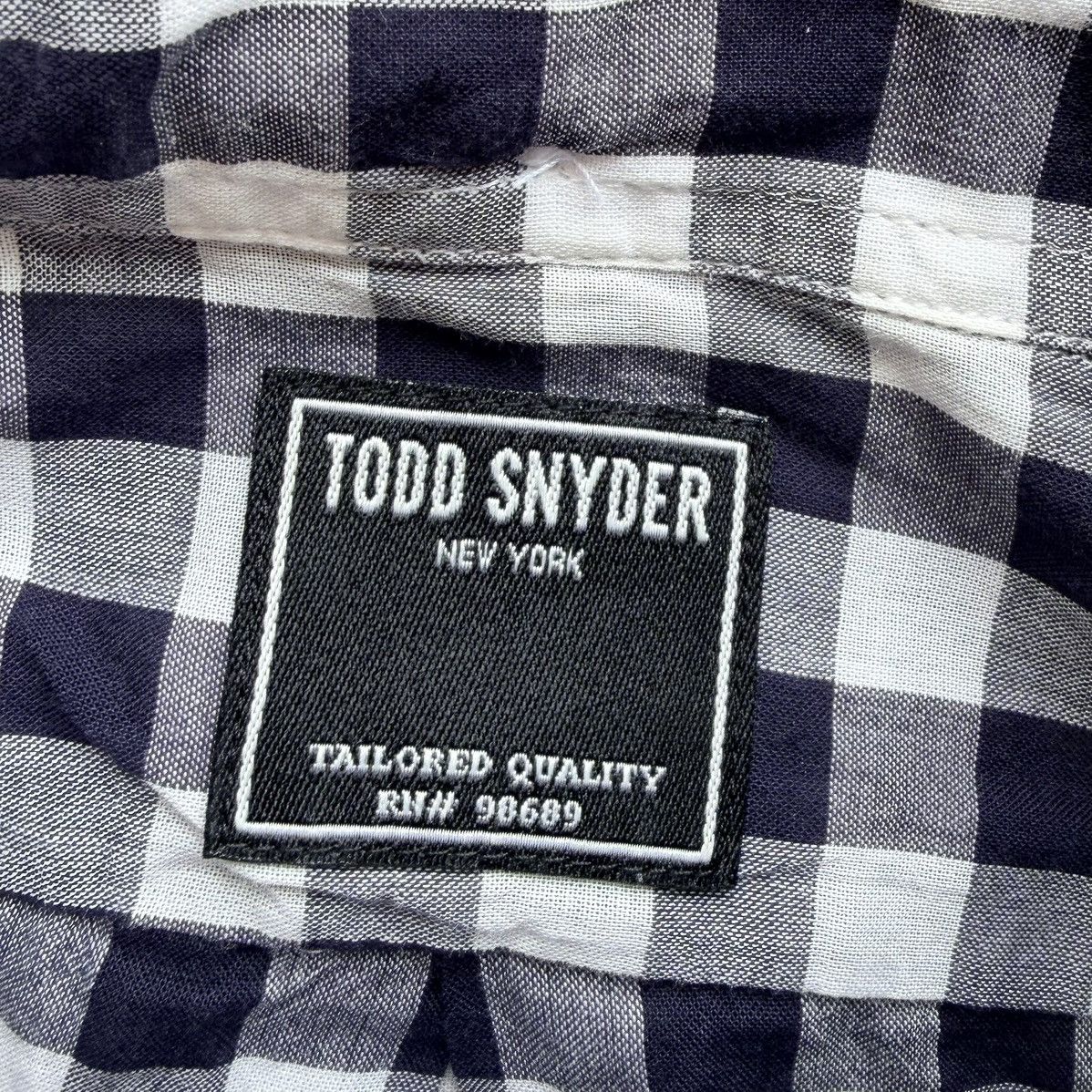 Todd Snyder Todd Snyder Shirt Men Size Medium Gingham Blue White Retro Size US M / EU 48-50 / 2 - 3 Thumbnail