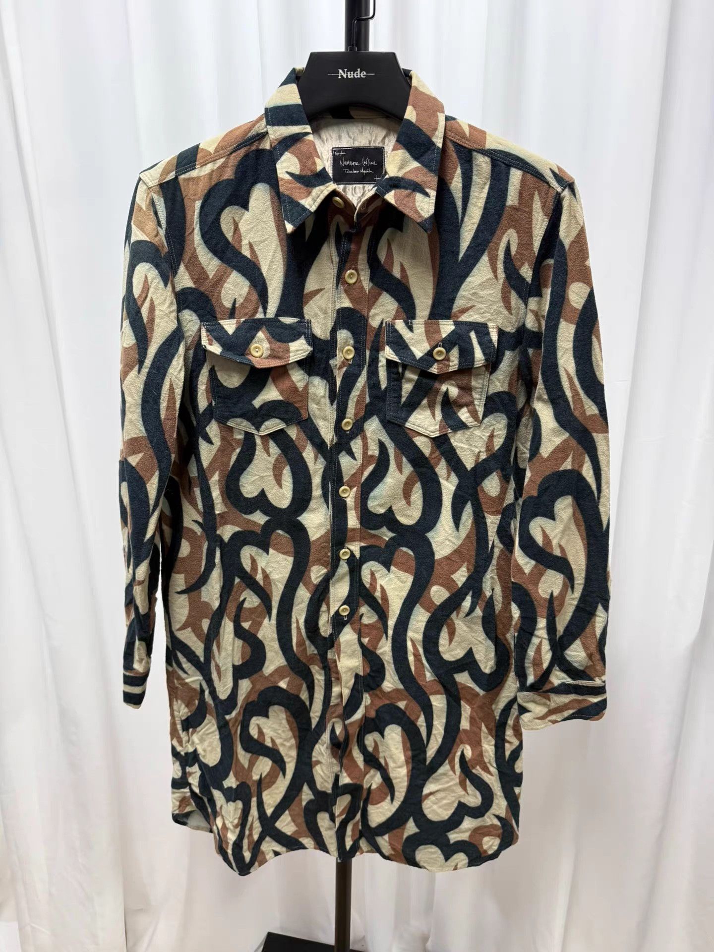 Number (N)ine Number (N)ine 04AW Thorn Pocket Shirt K20 Size US M / EU 48-50 / 2 - 1 Thumbnail