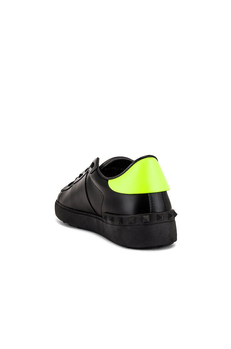 Valentino o1y0525 Logo Leather Low-Top Sneakers in Black Size US 6 / EU 39 - 3 Thumbnail