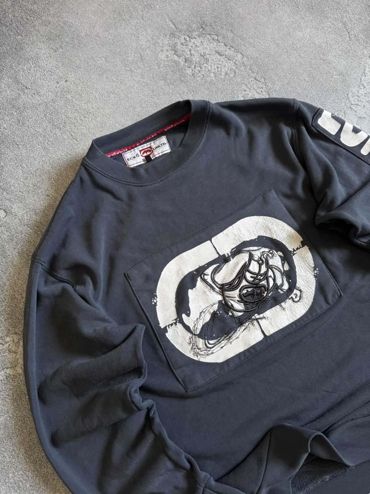 Ecko Unltd. ECKO UNLTD. XL/size big logo sweatshirts jumper pullover 90s Size US XL / EU 56 / 4 - 2 Thumbnail