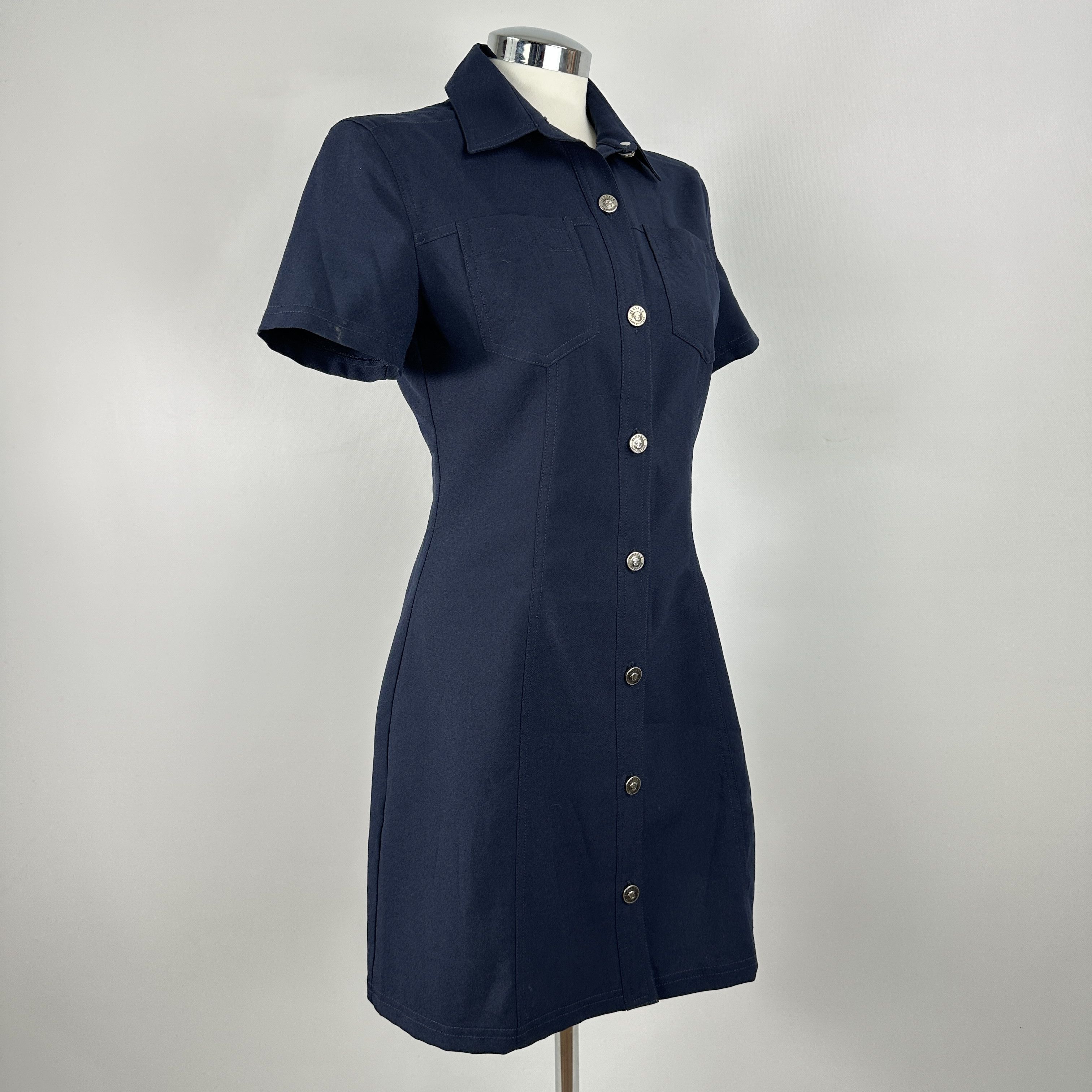 Versace Jeans Couture Abito Versace Jeans Couture Bottoni – 42 IT Size M / US 6-8 / IT 42-44 - 6 Thumbnail