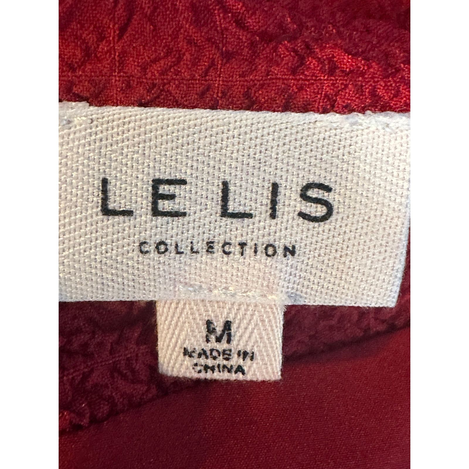 Anthropologie Le Lis red ruched mini skirt size M Size 30" / US 8 / IT 44 - 3 Thumbnail