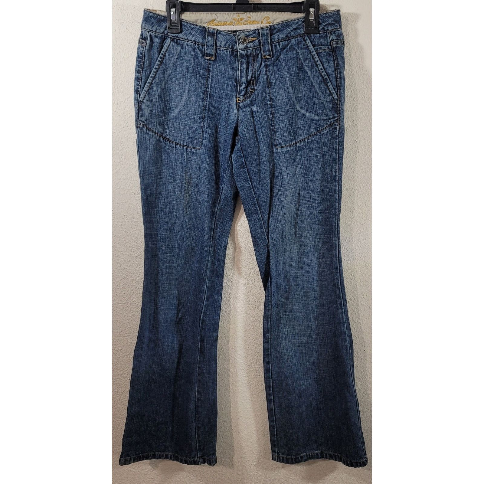 Arizona Jean Co. Arizona Jean Co Faded Blue Boot Cut Denim Jeans 7 Juniors Size 31" - 1 Thumbnail